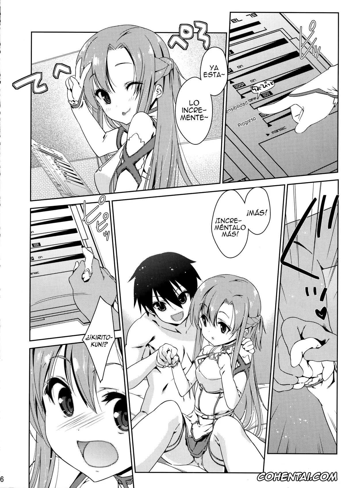 Sword Art Online hentai, Asuna Yuuki hentai, Kazuto Kirigaya | Kirito hentai, SPECIAL ASUNA ONLINE (Sword Art Online), pagina 6