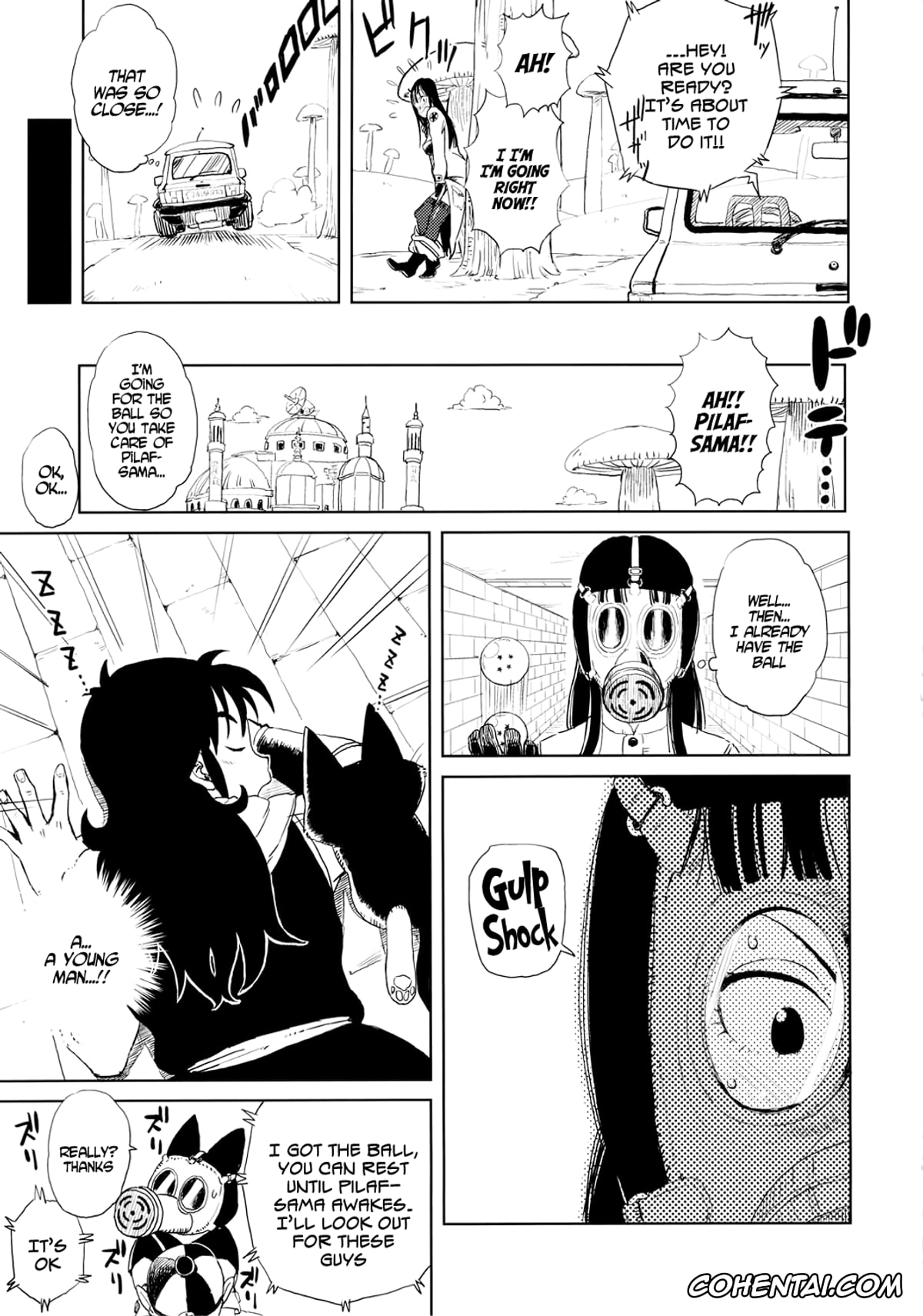 Dragon Ball porno, Mai porno, Yamcha porno, BETWEEN THE LINES (Dragon Ball), pagina 8
