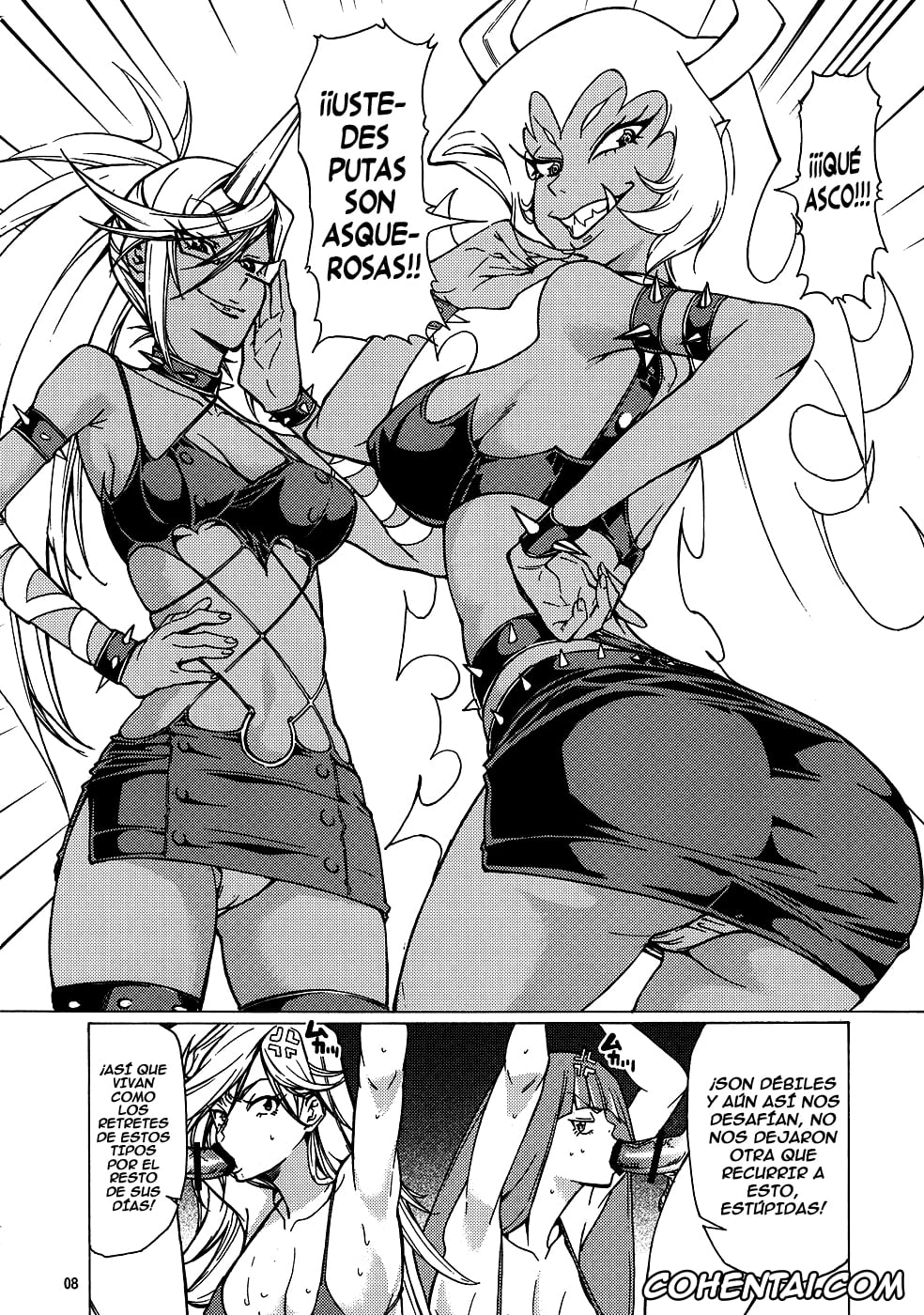 Panty & Stocking with Garterbelt xxx, Kneesocks Demon xxx, Panty Anarchy xxx, Scanty Demon xxx, Stocking Anarchy xxx, Obenjo Tenshi (Panty & Stocking with Garterbelt), pagina 7