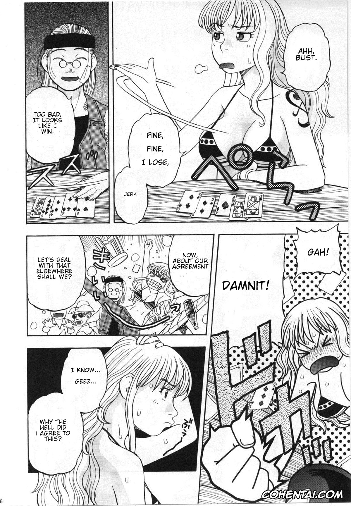 One Piece hentai, Nami hentai, Nami no Iinari Saimin (One Piece), pagina 3