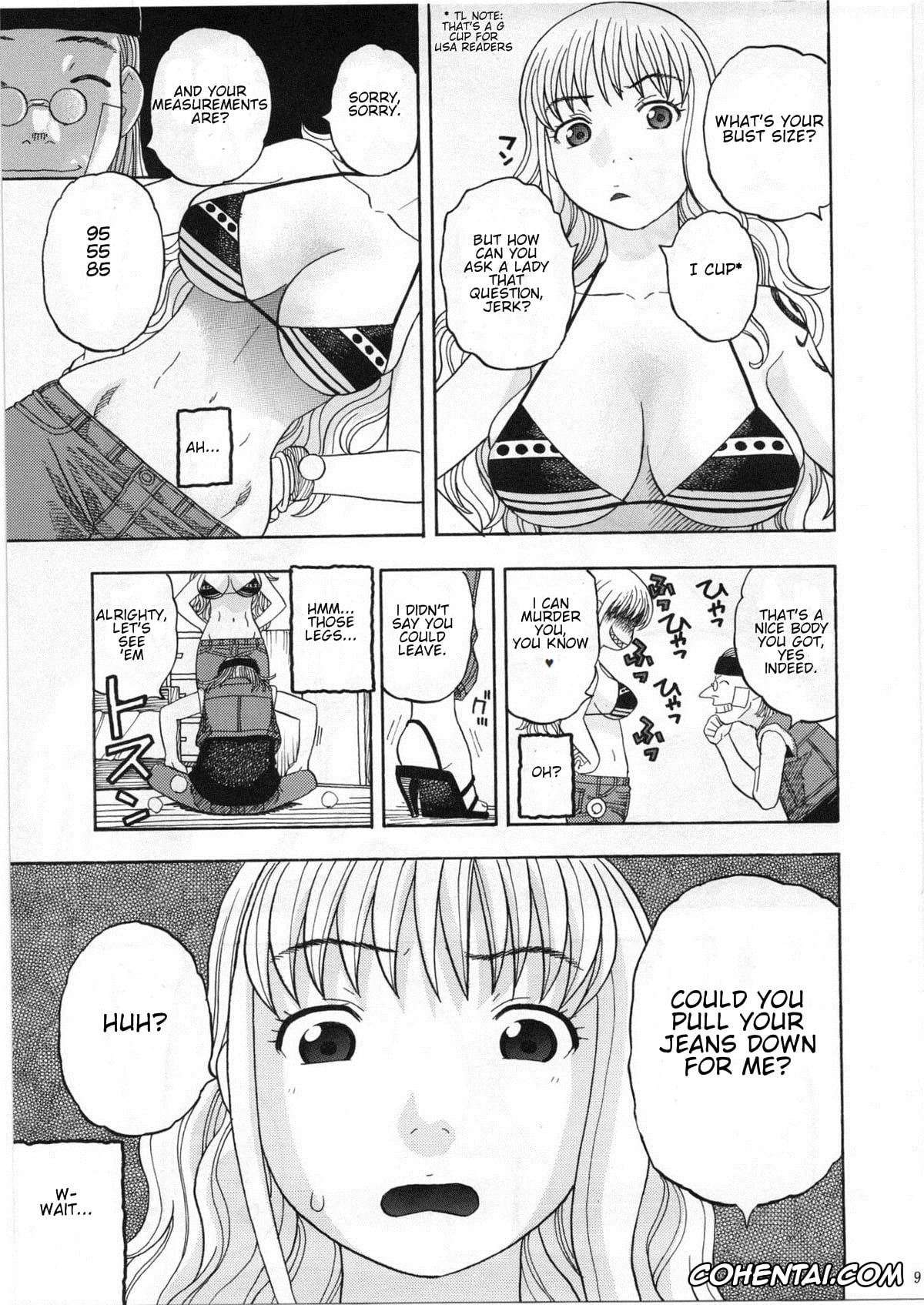 One Piece hentai, Nami hentai, Nami no Iinari Saimin (One Piece), pagina 6