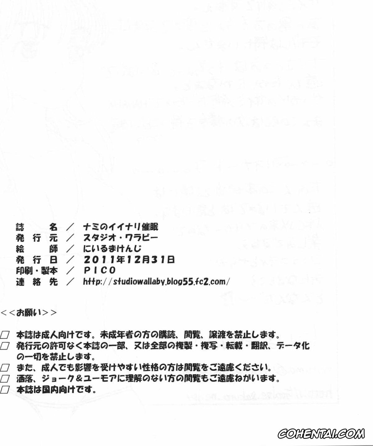 One Piece xxx, Nami xxx, Nami no Iinari Saimin (One Piece), pagina 31