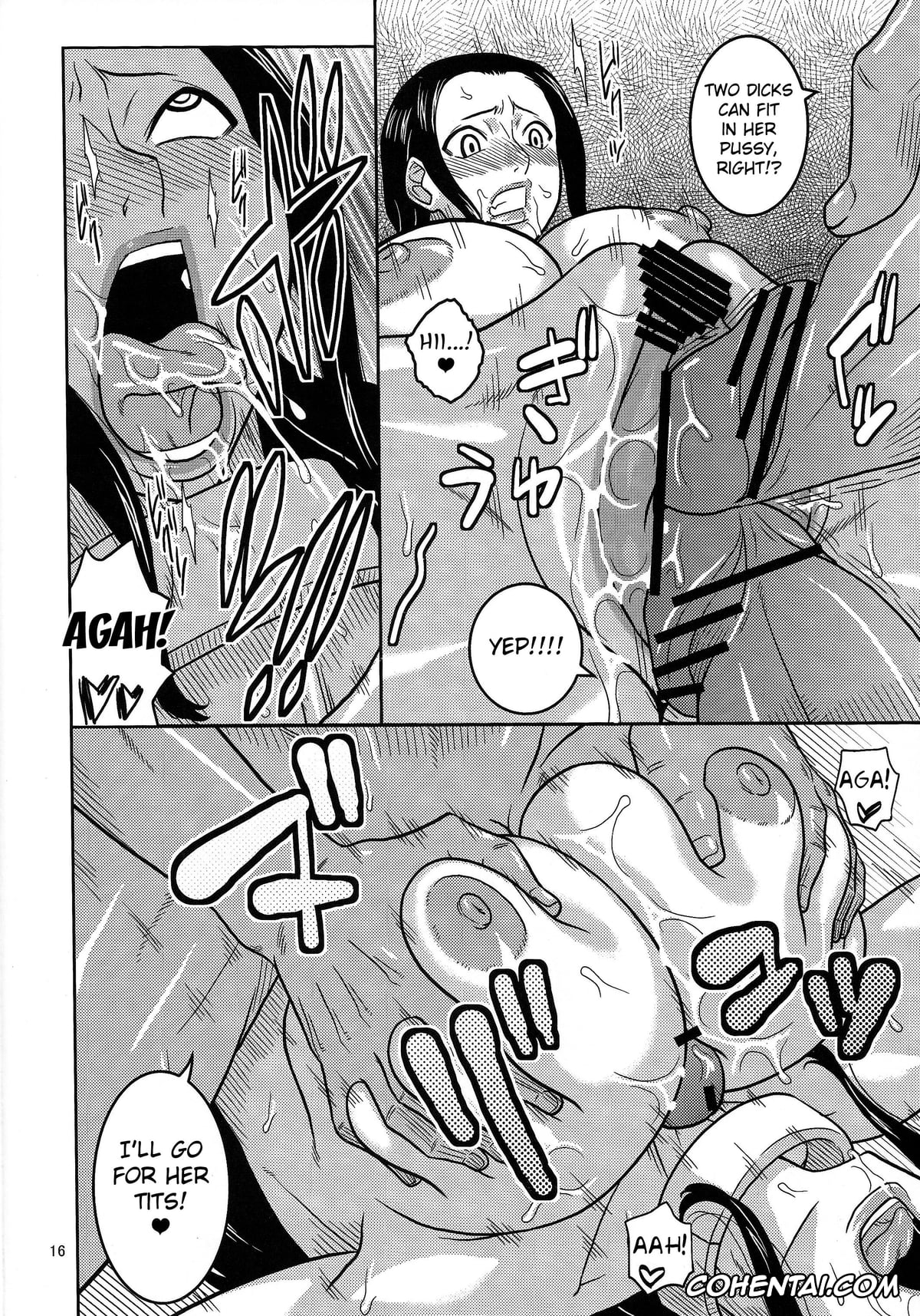 One Piece porno, Nico Robin porno, Shyarly porno, ROBIN SP 2 + BBA! (One Piece), pagina 17