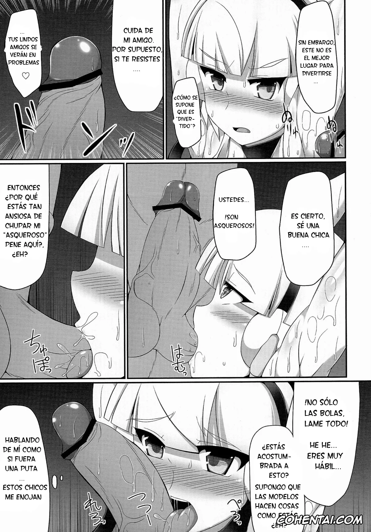 Pokemon | Pocket Monsters porno, Elesa porno, Bukkake! Erojimuri-hon BW-hen (Pokémon Black and White), pagina 8