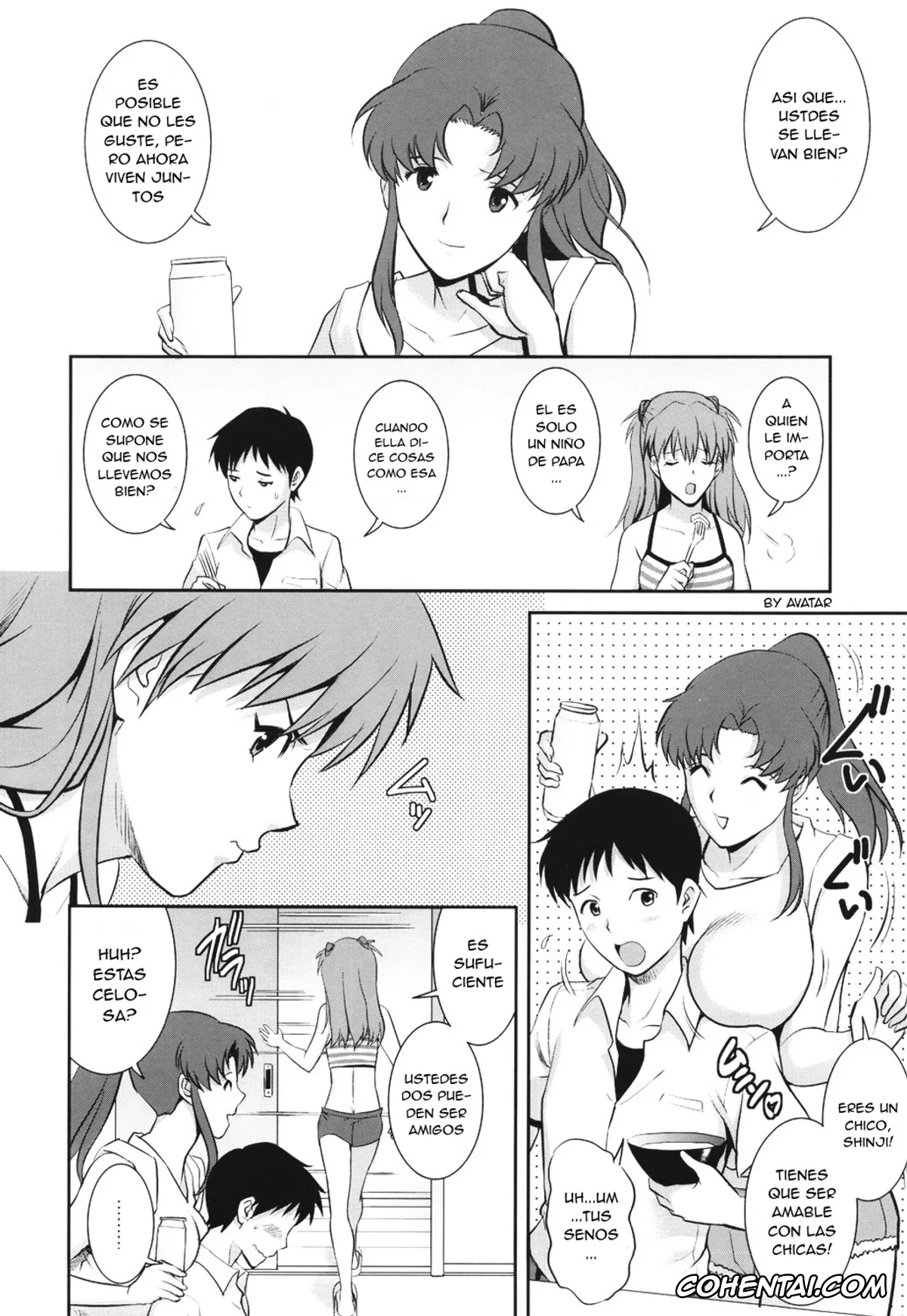 Neon Genesis Evangelion hentai, Asuka Langley Soryu hentai, Shinji Ikari hentai, C-FREAK (Neon Genesis Evangelion), pagina 9