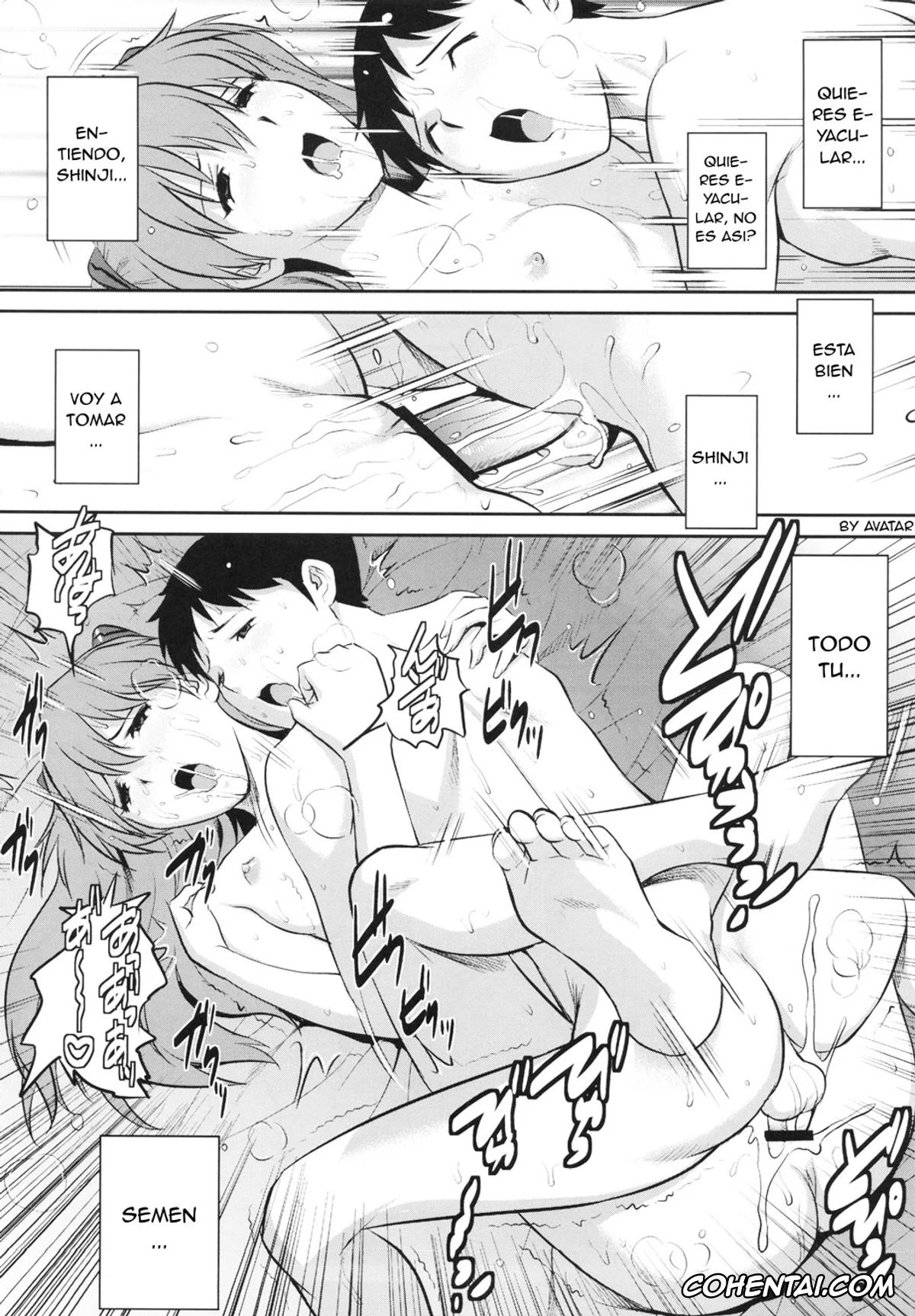 Neon Genesis Evangelion porno, Asuka Langley Soryu porno, Shinji Ikari porno, C-FREAK (Neon Genesis Evangelion), pagina 29