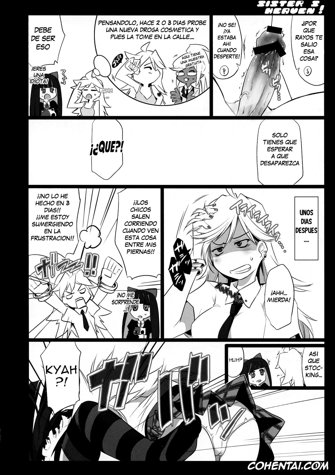 Panty & Stocking with Garterbelt hentai, Panty Anarchy hentai, Stocking Anarchy hentai, SISTER’S HEAVEN (Panty & Stocking with Garterbelt), pagina 3