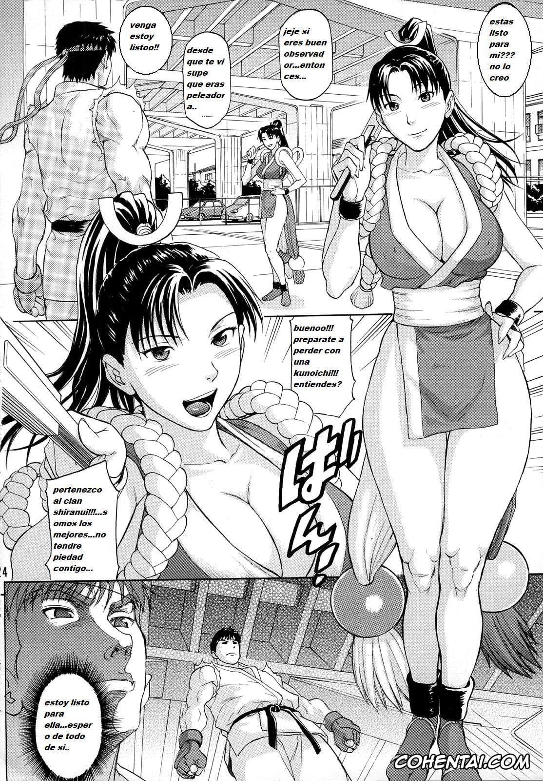 Street Fighter porno, King of Fighters porno, Chun-Li porno, Mai Shiranui porno, Ore Yori Tsuyoi Yatsu Ni I need you! (Street Fighter), pagina 23