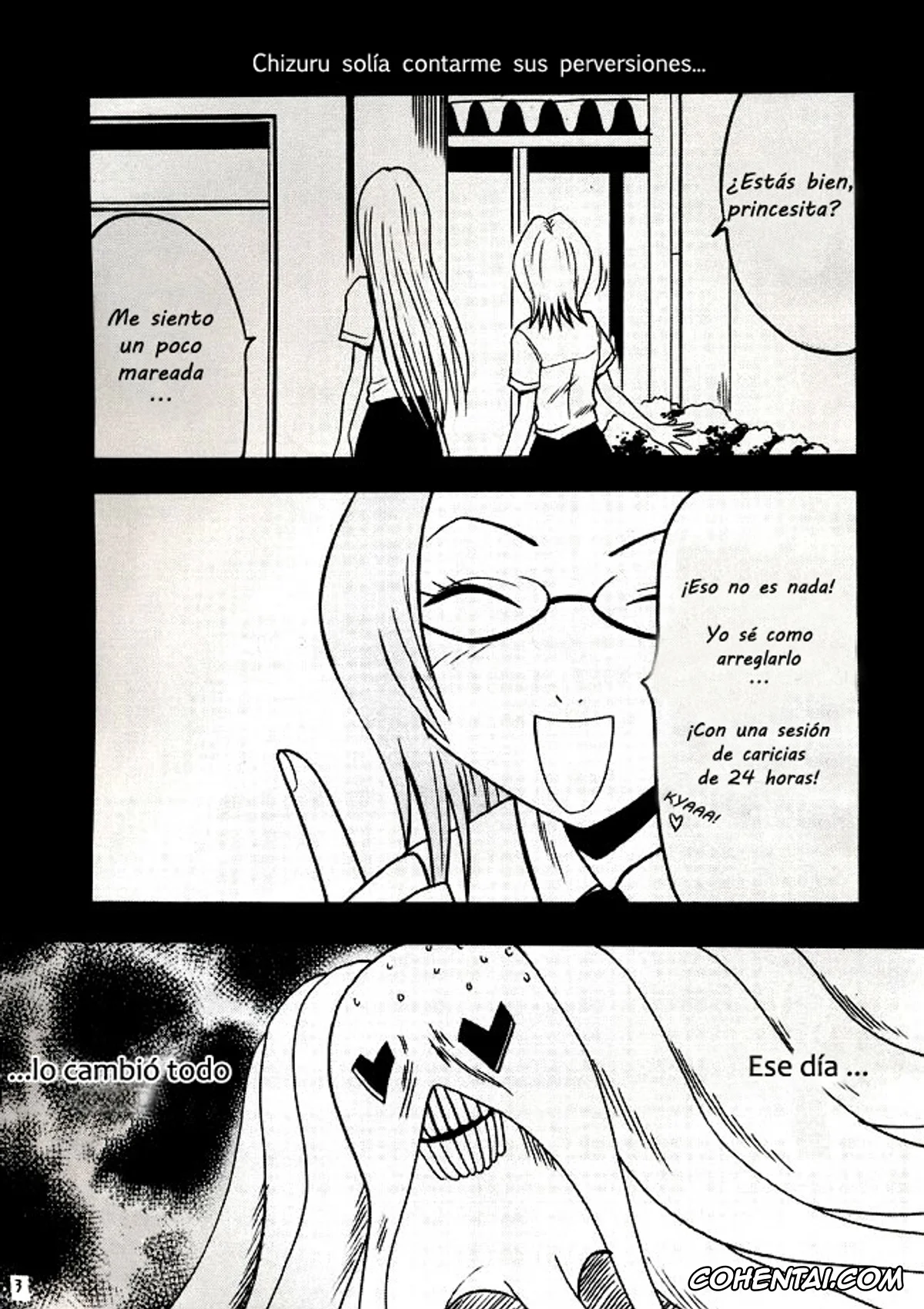 Bleach hentai, Chizuru Honsho hentai, Orihime Inoue hentai, Watashi Wa Kyozetsu Suru (Bleach), pagina 3