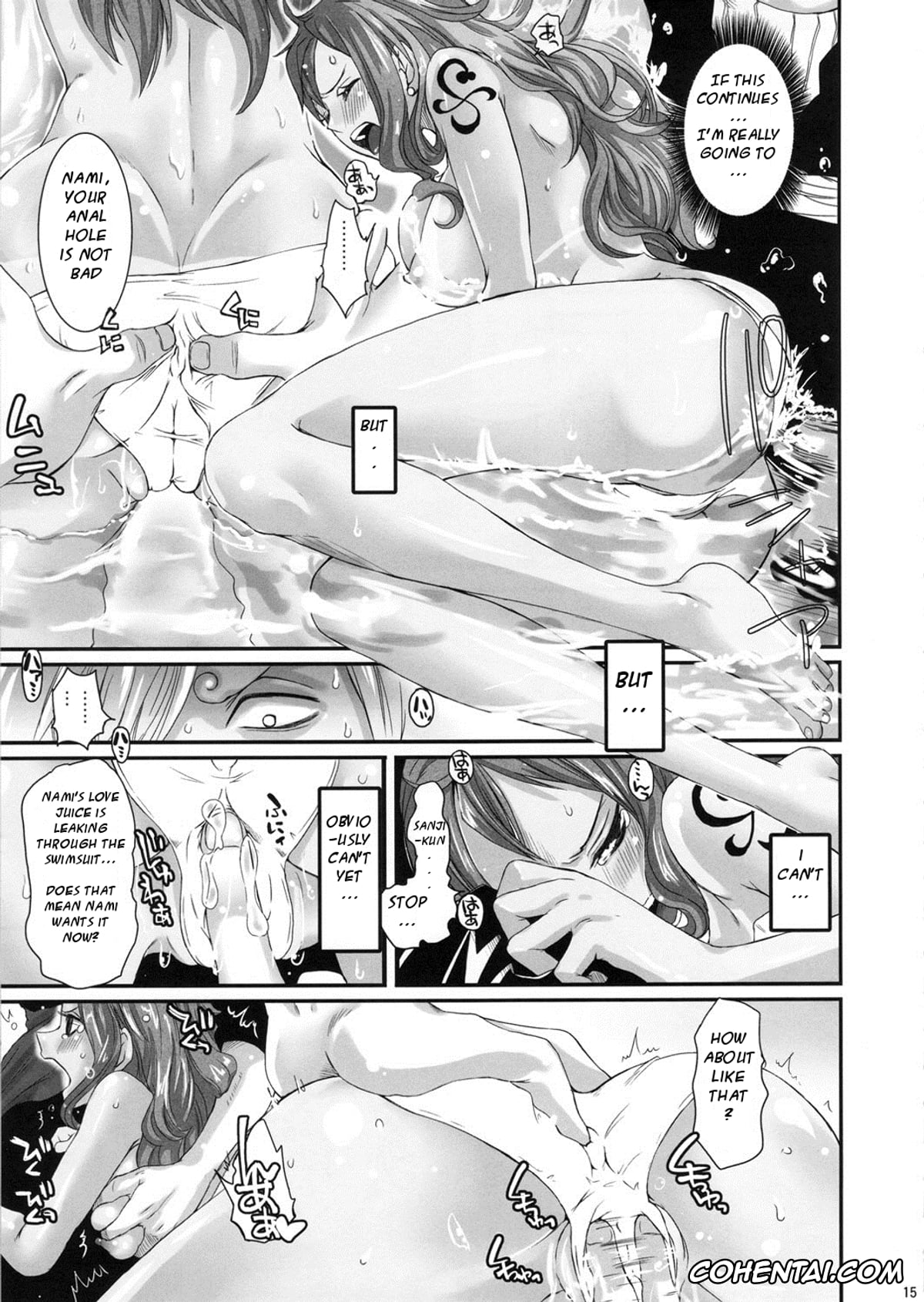 One Piece porno, Nami porno, Roronoa Zoro porno, Sanji Vinsmoke porno, Natsu * Hana (One Piece), pagina 14