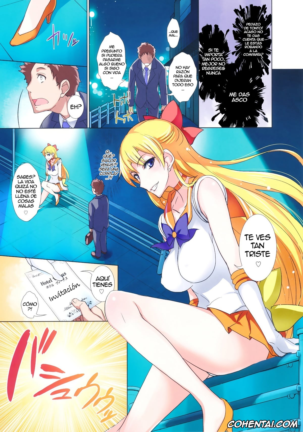 Sailor Moon | Bishoujo Senshi Sailor Moon hentai, Sailor Chibi Moon | Chibiusa hentai, Sailor Jupiter | Makoto Kino hentai, Sailor Mars | Rei Hino hentai, Sailor Mercury | Ami Mizuno hentai, Sailor Moon | Usagi Tsukino hentai, Sailor Neptune | Michiru Kaioh hentai, Sailor Saturn | Hotaru Tomoe hentai, Sailor Uranus | Haruka Tenoh hentai, Sailor Venus | Minako Aino hentai, Getsu Ka Sui Moku Kin Do Nichi FullColor «Hotel Venus e Youkoso!!» (Bishoujo Senshi Sailor Moon), pagina 3