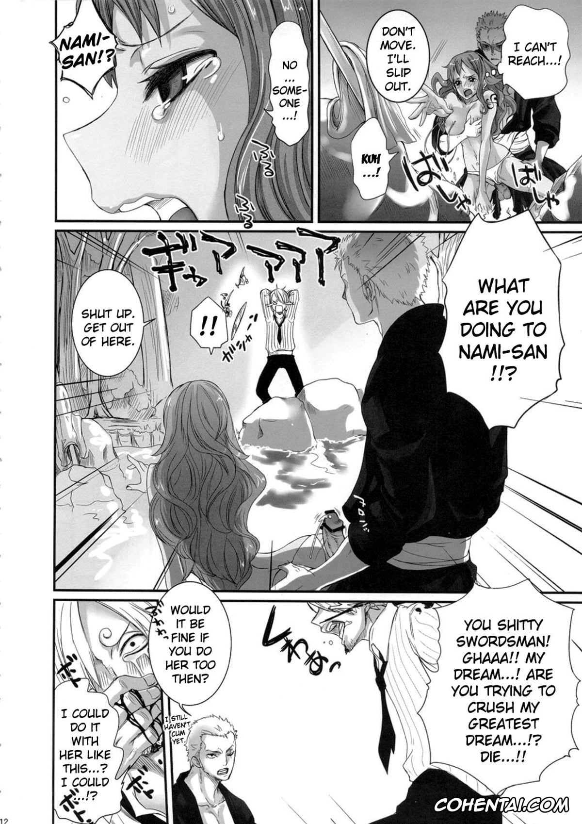 One Piece xxx, Nami xxx, Roronoa Zoro xxx, Sanji Vinsmoke xxx, Natsu * Hana (One Piece), pagina 10