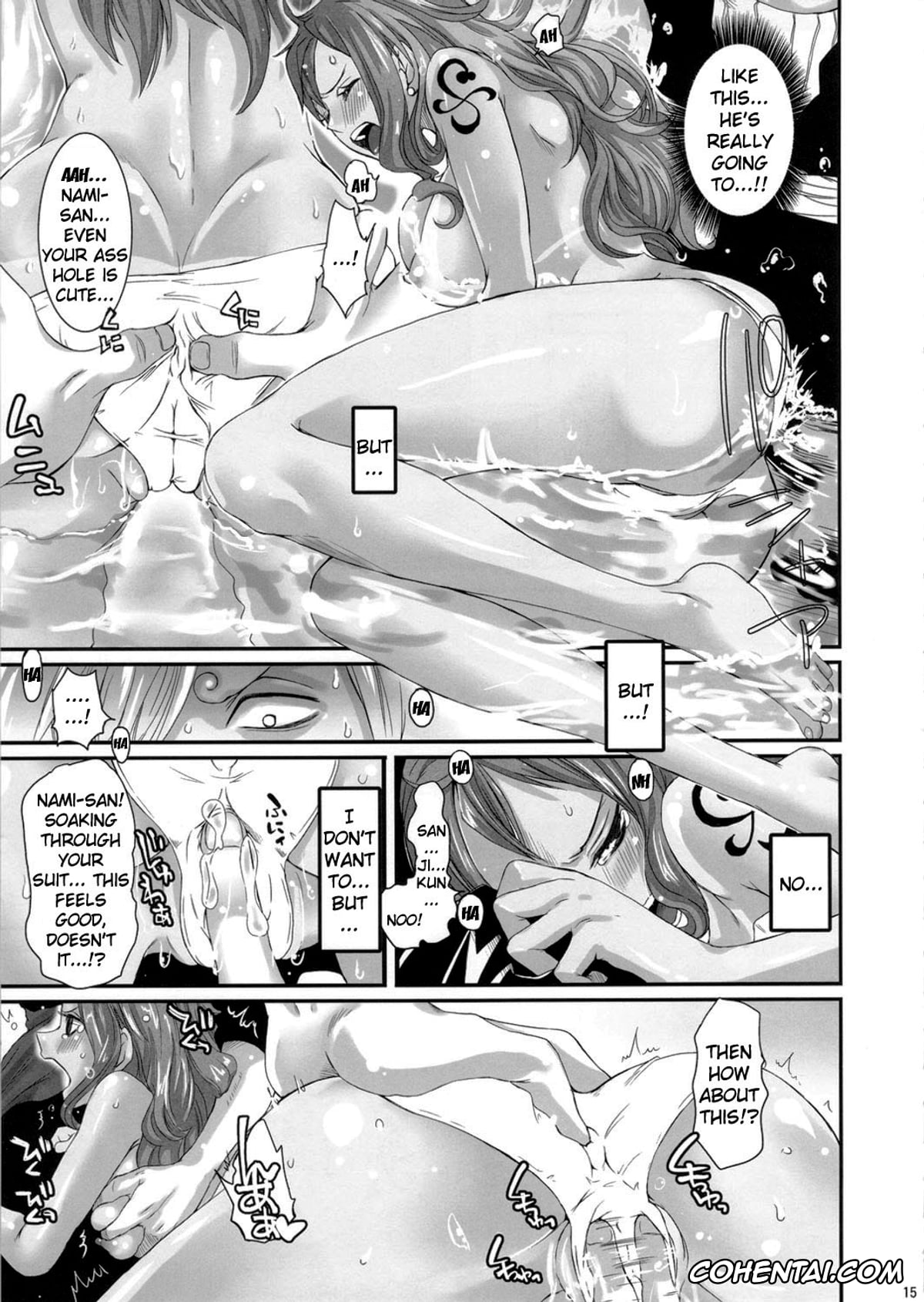 One Piece xxx, Nami xxx, Roronoa Zoro xxx, Sanji Vinsmoke xxx, Natsu * Hana (One Piece), pagina 13
