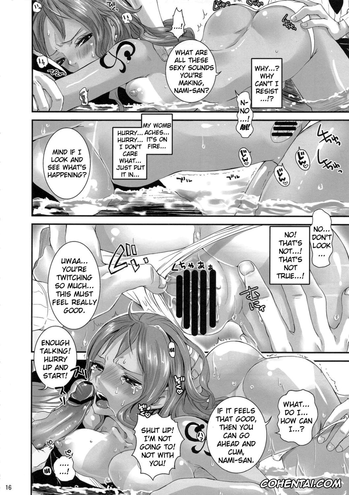One Piece porno, Nami porno, Roronoa Zoro porno, Sanji Vinsmoke porno, Natsu * Hana (One Piece), pagina 14