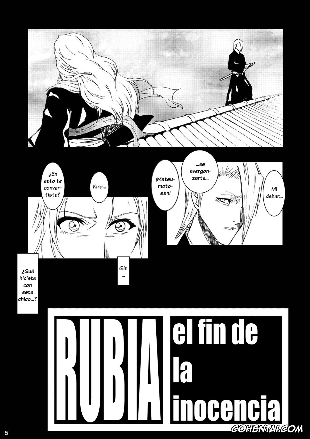 Bleach porno, Izuru Kira porno, Rangiku Matsumoto porno, Blonde – Midare Kiku (Bleach), pagina 2
