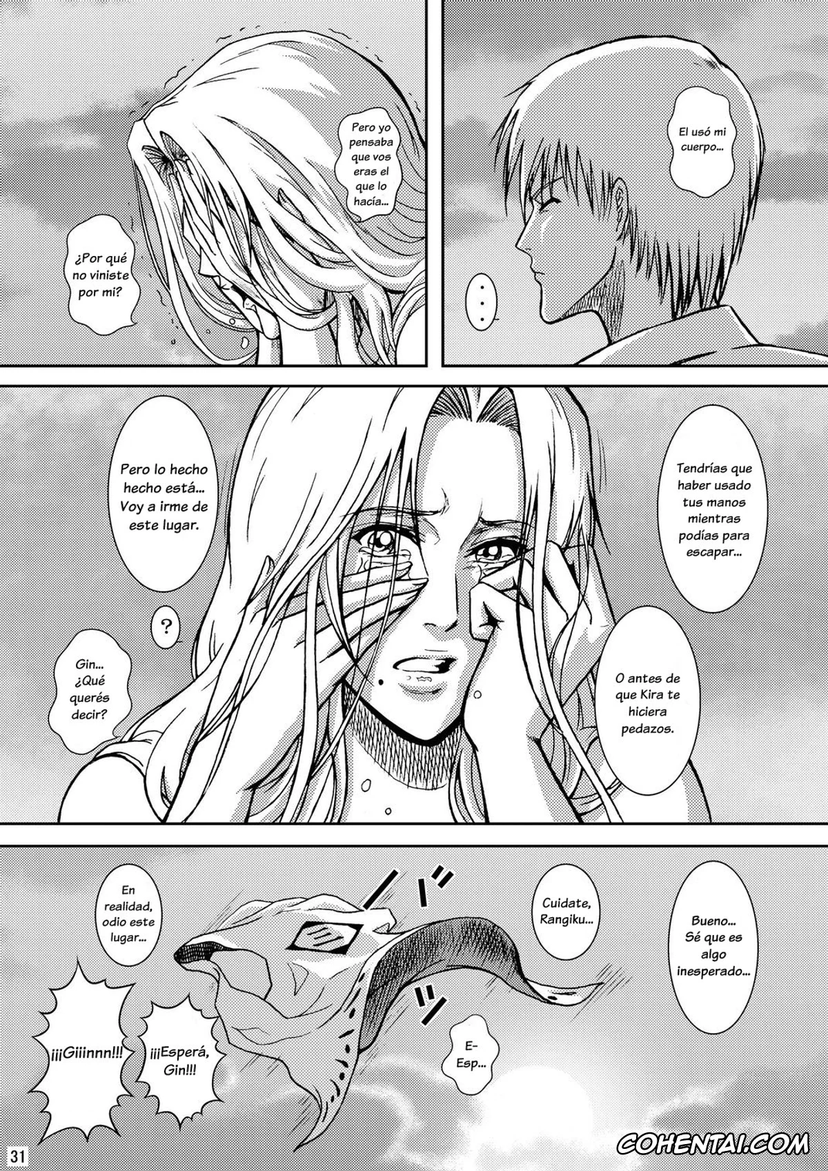 Bleach xxx, Izuru Kira xxx, Rangiku Matsumoto xxx, Blonde – Midare Kiku (Bleach), pagina 28