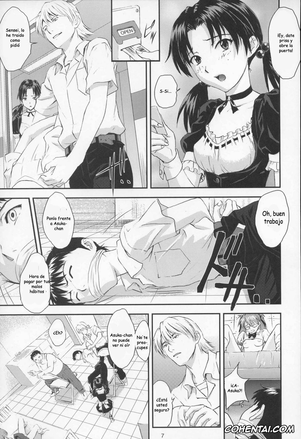 Neon Genesis Evangelion hentai, Asuka Langley Soryu hentai, Hikari Horaki hentai, Shinji Ikari hentai, A-six Kanseiban (Neon Genesis Evangelion), pagina 6