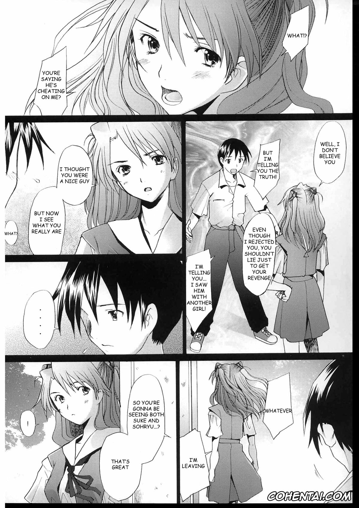 Neon Genesis Evangelion hentai, Asuka Langley Soryu hentai, Shinji Ikari hentai, More!3 (Neon Genesis Evangelion), pagina 12