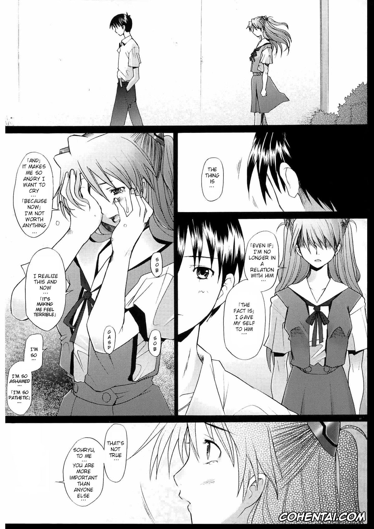Neon Genesis Evangelion xxx, Asuka Langley Soryu xxx, Shinji Ikari xxx, More!3 (Neon Genesis Evangelion), pagina 16