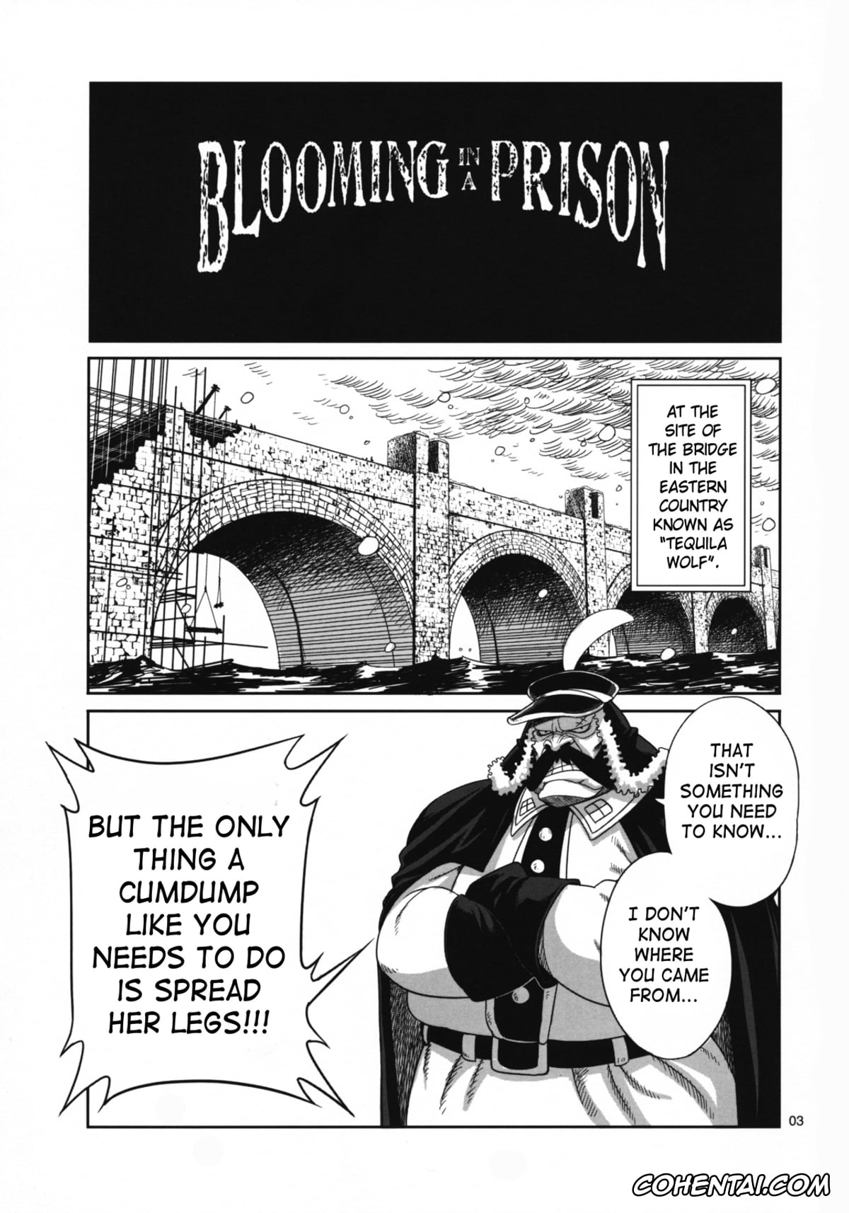 One Piece hentai, Nico Robin hentai, Blooming in a Prison (One Piece), pagina 3