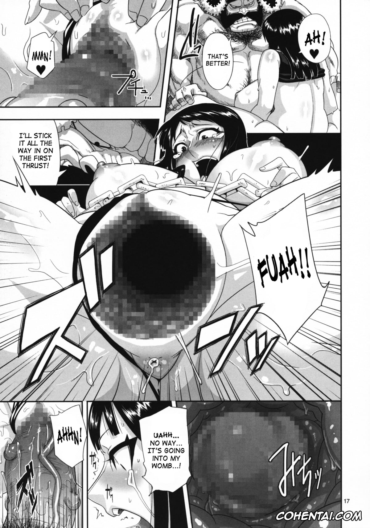 One Piece porno, Nico Robin porno, Blooming in a Prison (One Piece), pagina 17