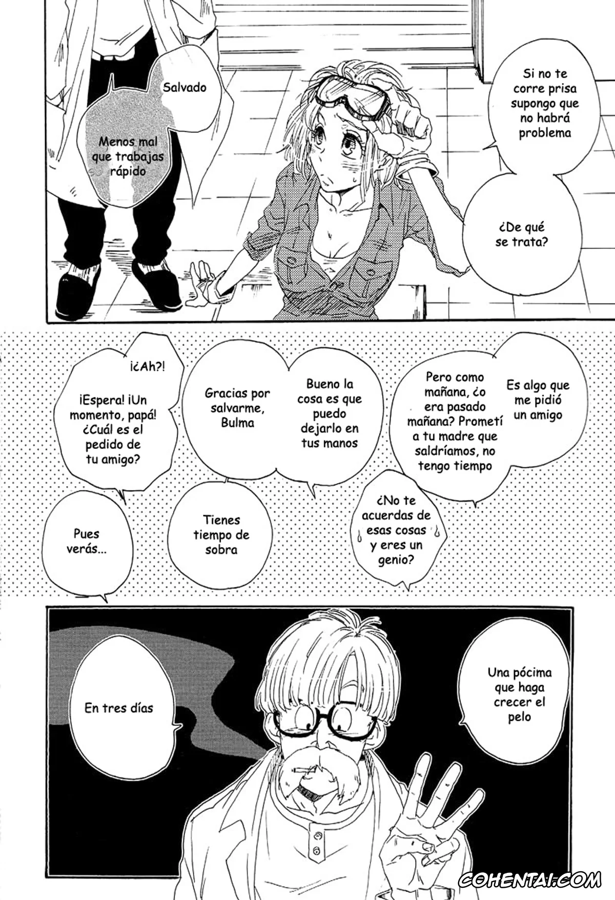 Dragon Ball Z hentai, Bulma Briefs hentai, Vegeta hentai, Shippo, Nohohon. (Dragon Ball Z), pagina 3