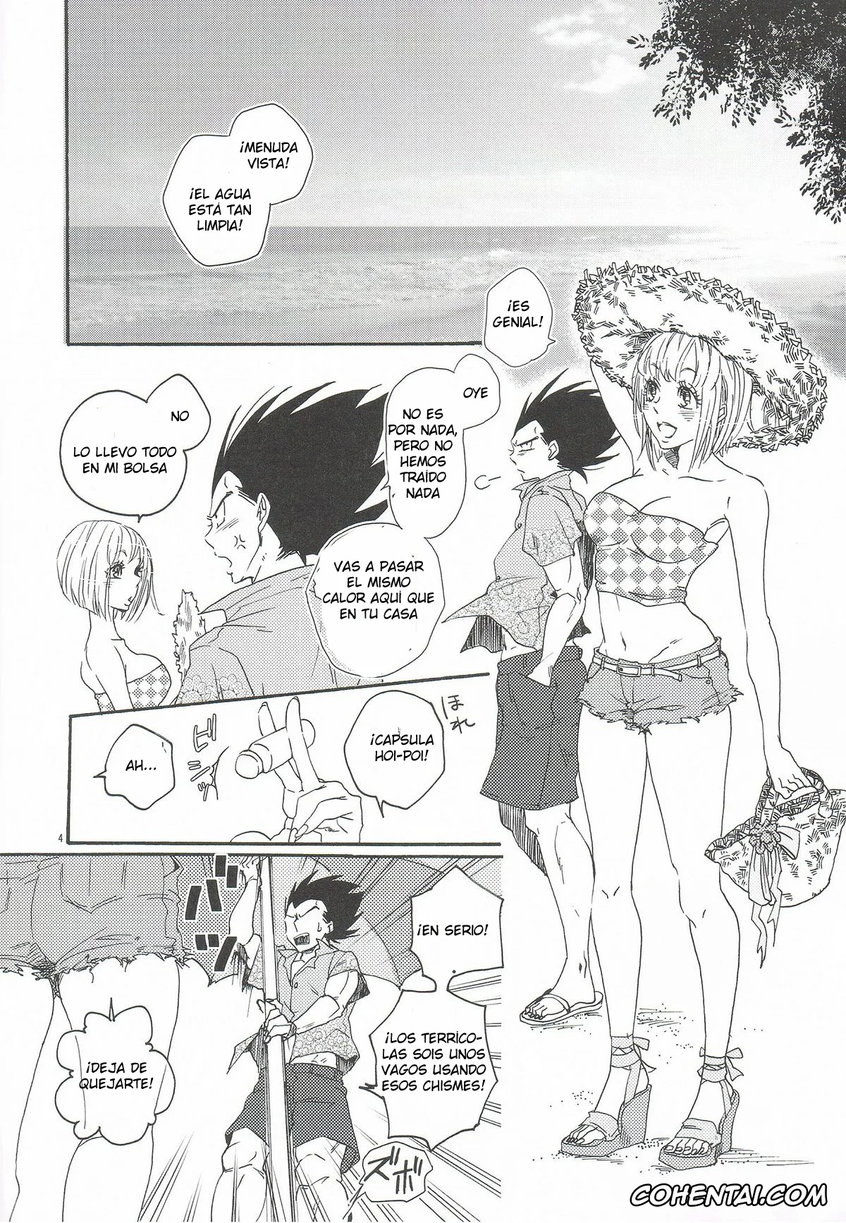 Dragon Ball Z hentai, Bulma Briefs hentai, Vegeta hentai, Love Summer (Dragon Ball Z), pagina 3