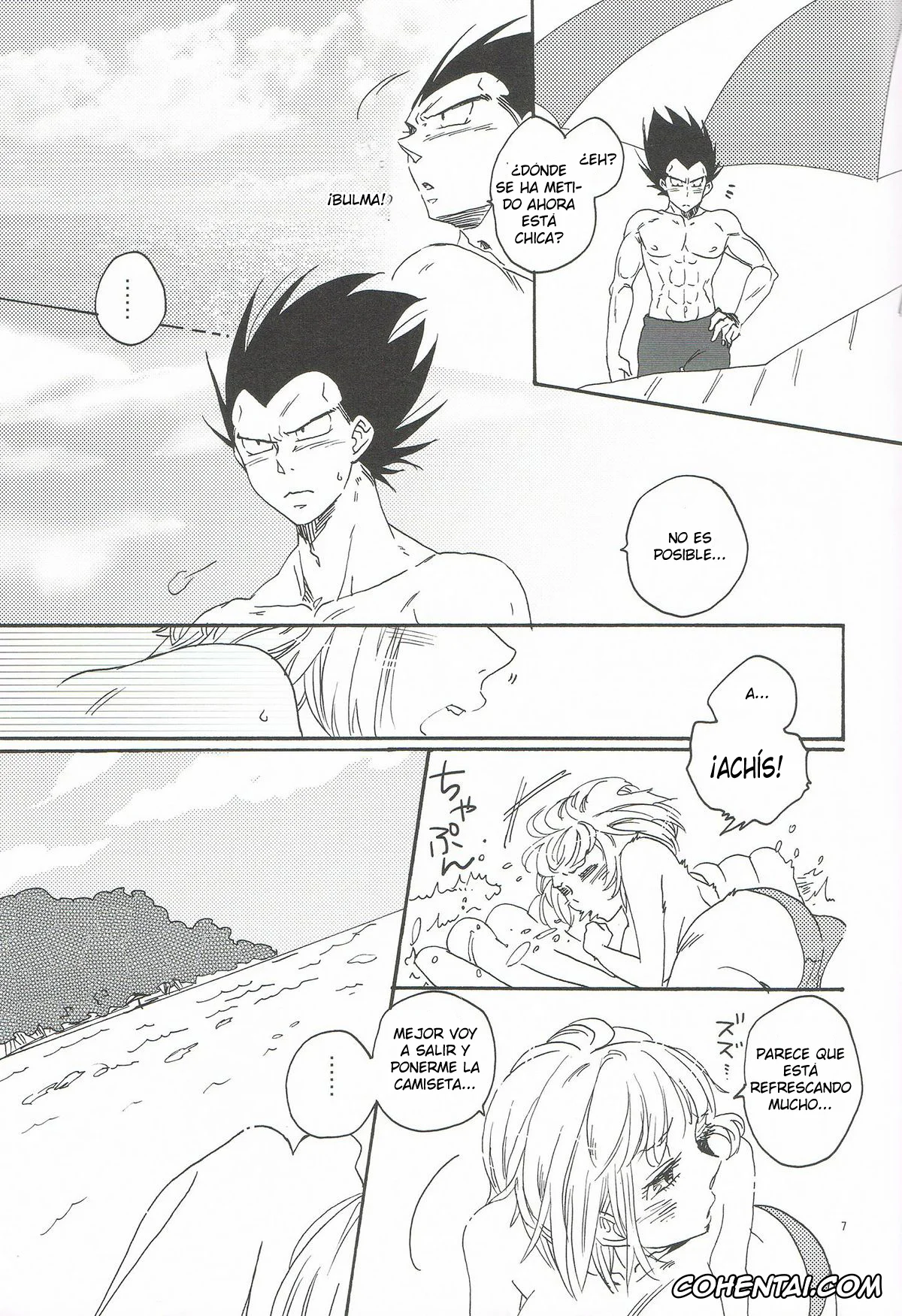 Dragon Ball Z hentai, Bulma Briefs hentai, Vegeta hentai, Love Summer (Dragon Ball Z), pagina 6