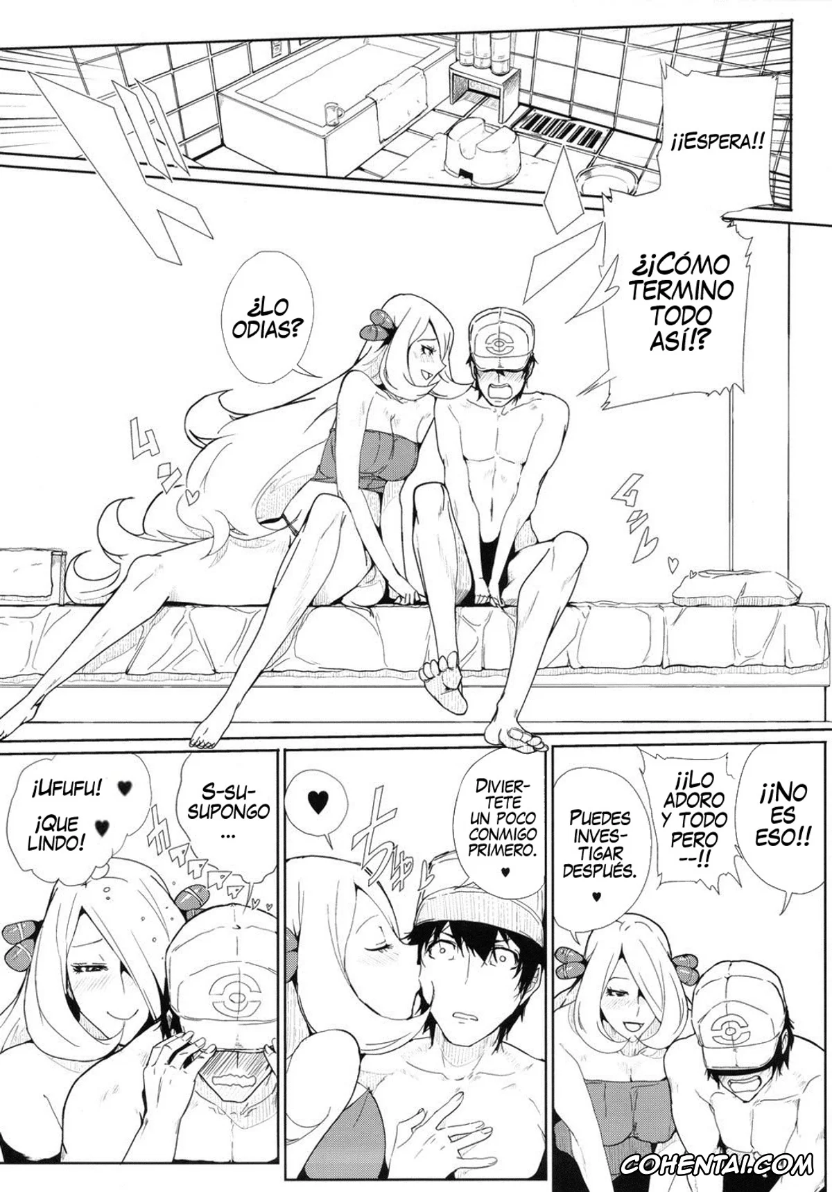 Pokemon | Pocket Monsters xxx, Resident Evil | Biohazard xxx, Cynthia xxx, SHIRONA HAZARD (Pokémon, Resident Evil), pagina 7