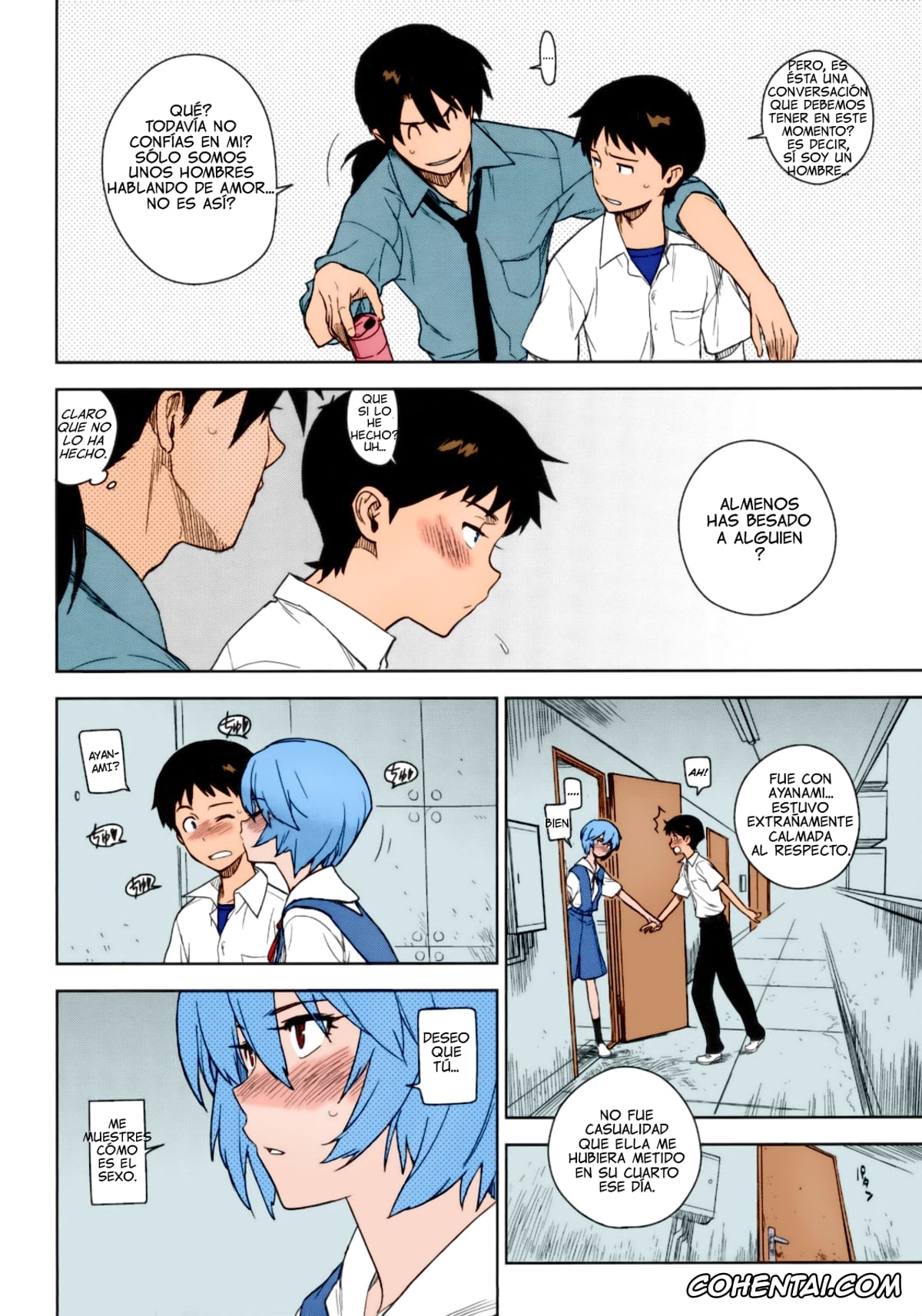 Neon Genesis Evangelion porno, Asuka Langley Soryu porno, Kensuke Aida porno, Mari Illustrious Makinami porno, Rei Ayanami porno, Shinji Ikari porno, Touji Suzuhara porno, LIKE A BEAST (Neon Genesis Evangelion), pagina 5