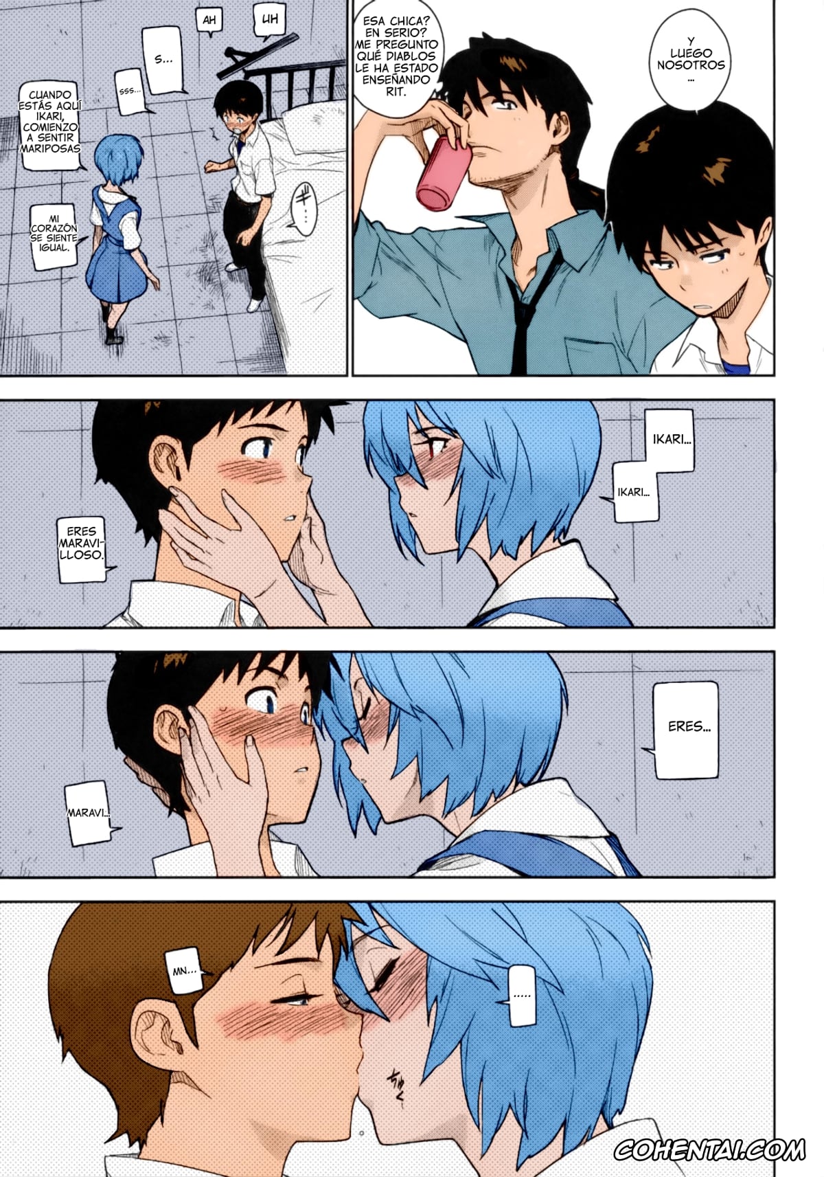 Neon Genesis Evangelion hentai, Asuka Langley Soryu hentai, Kensuke Aida hentai, Mari Illustrious Makinami hentai, Rei Ayanami hentai, Shinji Ikari hentai, Touji Suzuhara hentai, LIKE A BEAST (Neon Genesis Evangelion), pagina 6
