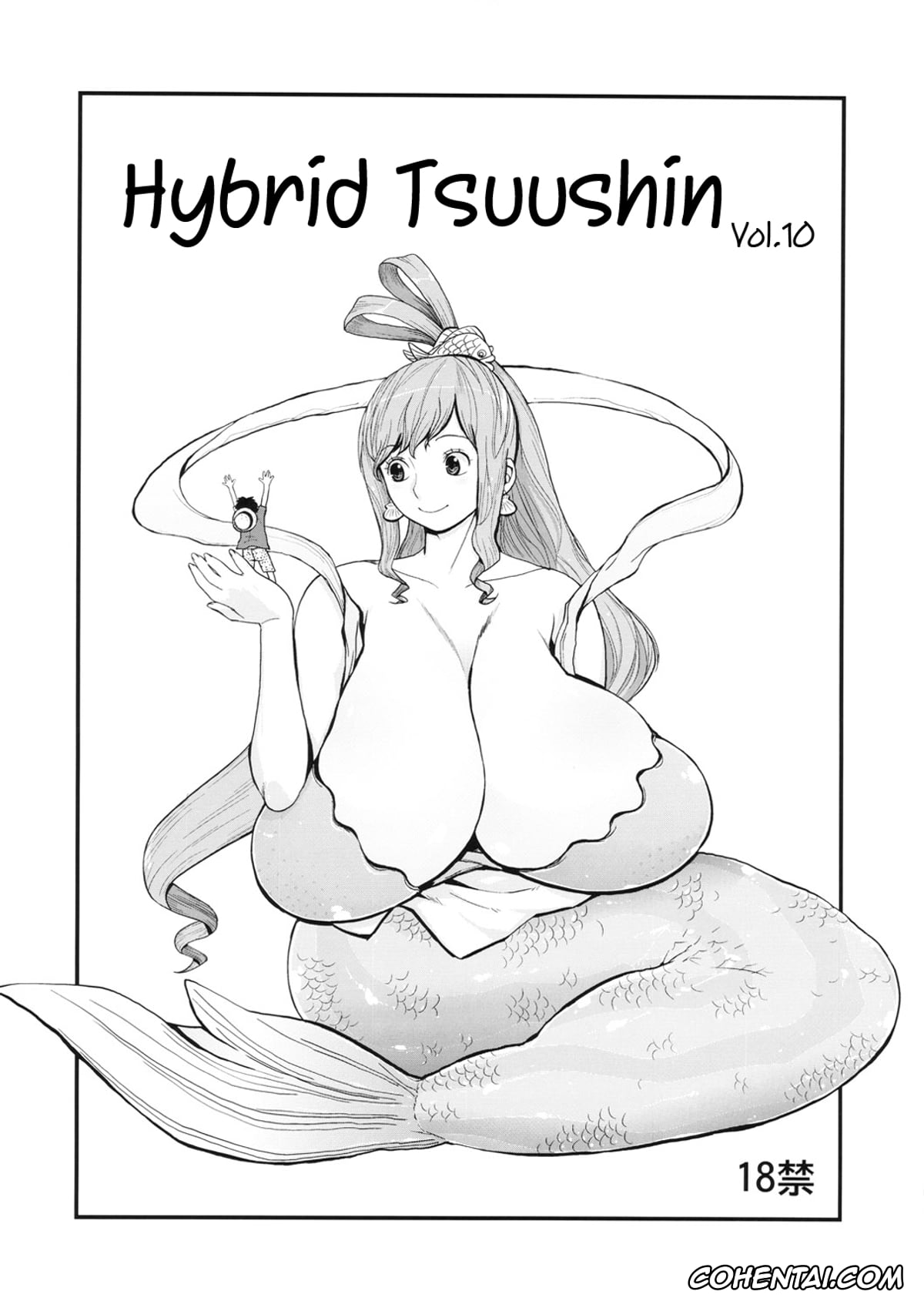 One Piece xxx, Queen's Blade xxx, Monkey D. Luffy xxx, Shirahoshi xxx, Hybrid Tsuushin Vol. 10 (One Piece, Queen’s Blade), pagina 1