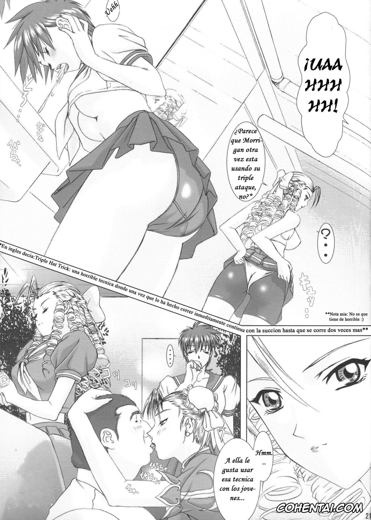 King of Fighters porno, Street Fighter porno, Darkstalkers | Vampire porno, Athena Asamiya porno, Chun-Li porno, Mai Shiranui porno, Morrigan Aensland porno, Sakura Kasugano porno, Oshaburi Palace Sokushaku Ranbu (King of Fighters, Street Fighter, Darkstalkers), pagina 20