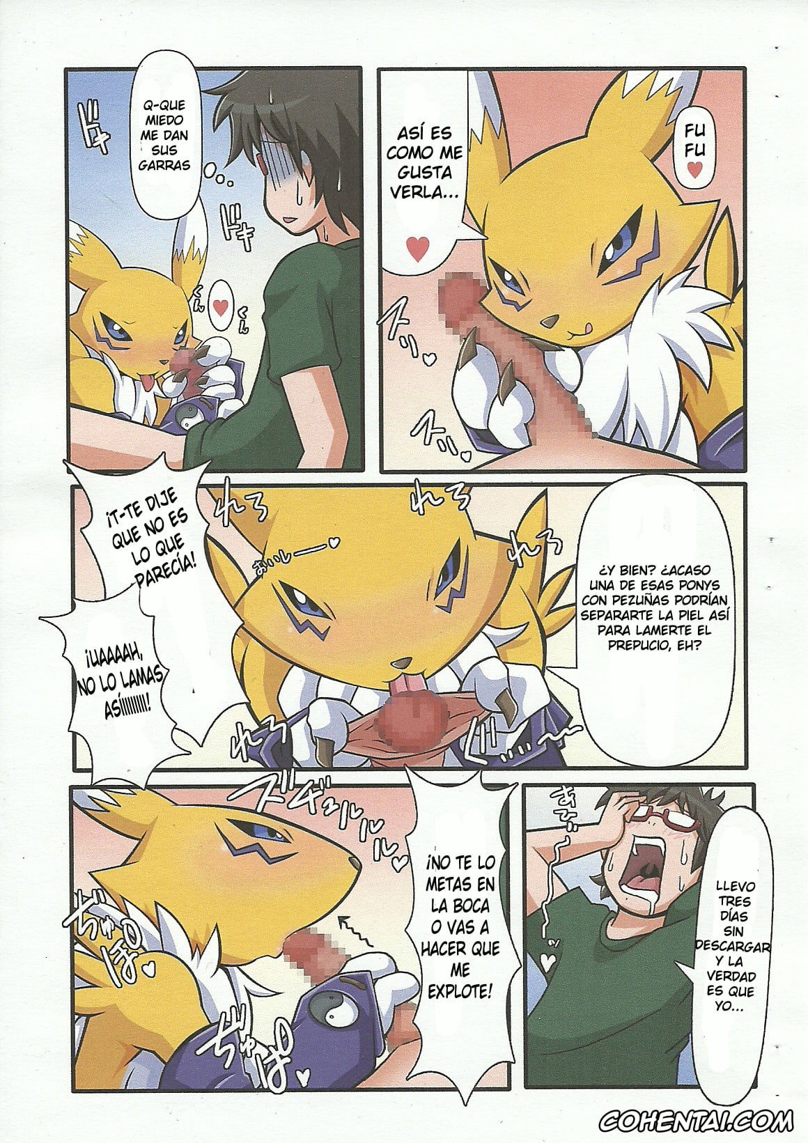 Digimon xxx, Renamon xxx, Oidemase Mofu-ya (Digimon), pagina 4