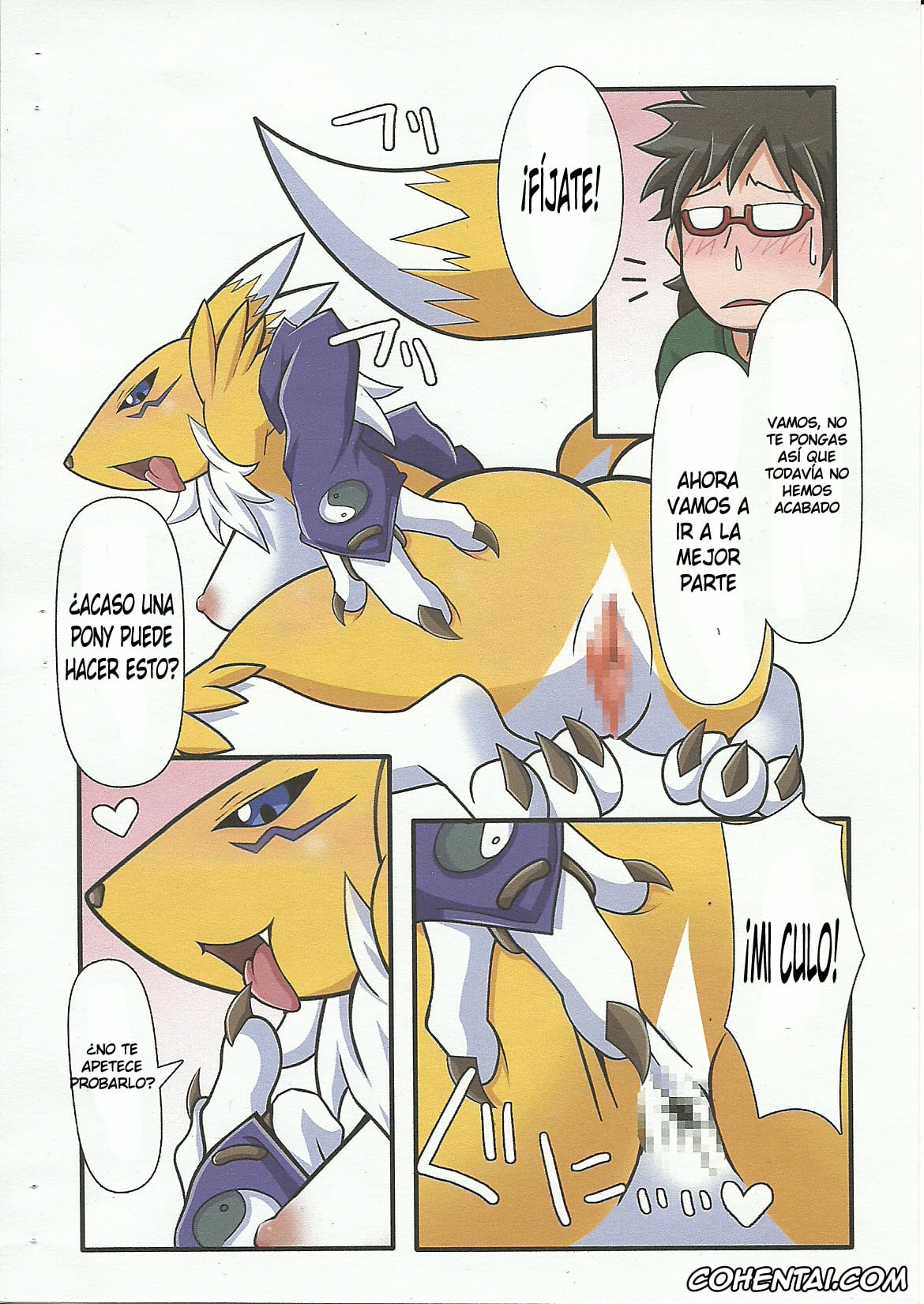 Digimon porno, Renamon porno, Oidemase Mofu-ya (Digimon), pagina 5