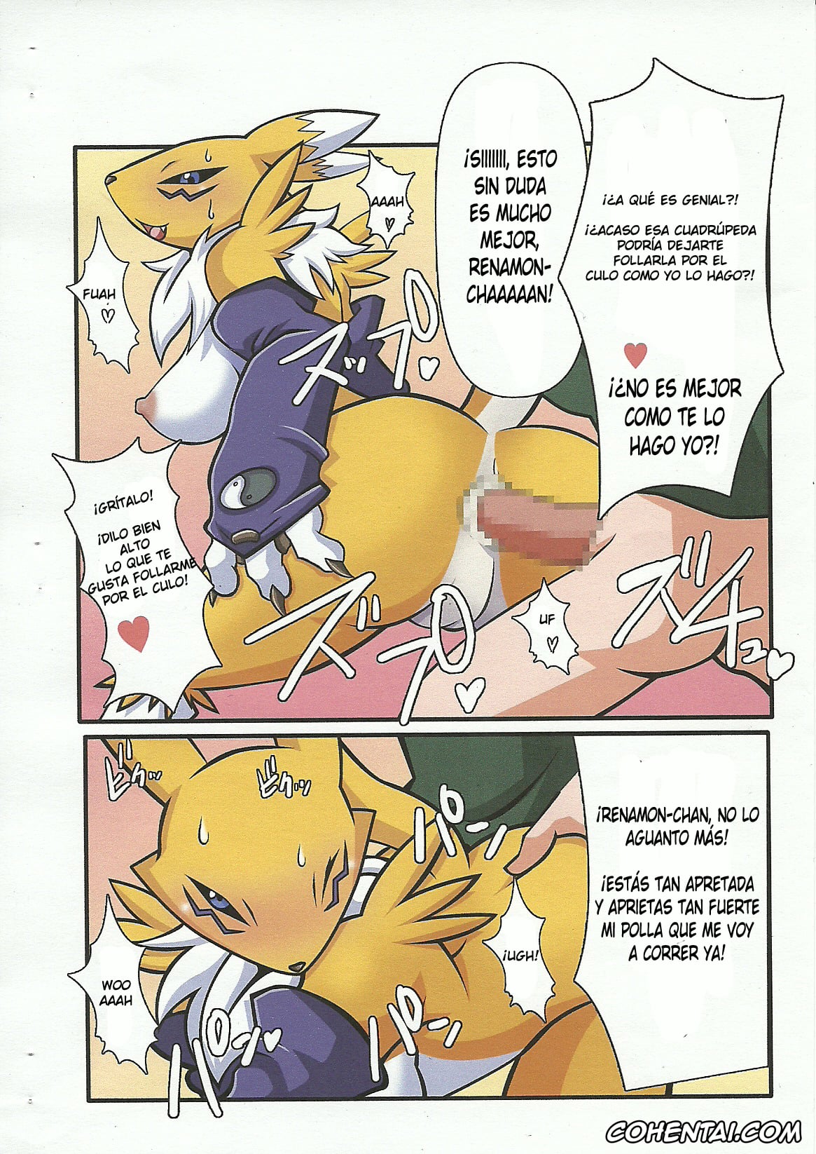 Digimon xxx, Renamon xxx, Oidemase Mofu-ya (Digimon), pagina 7