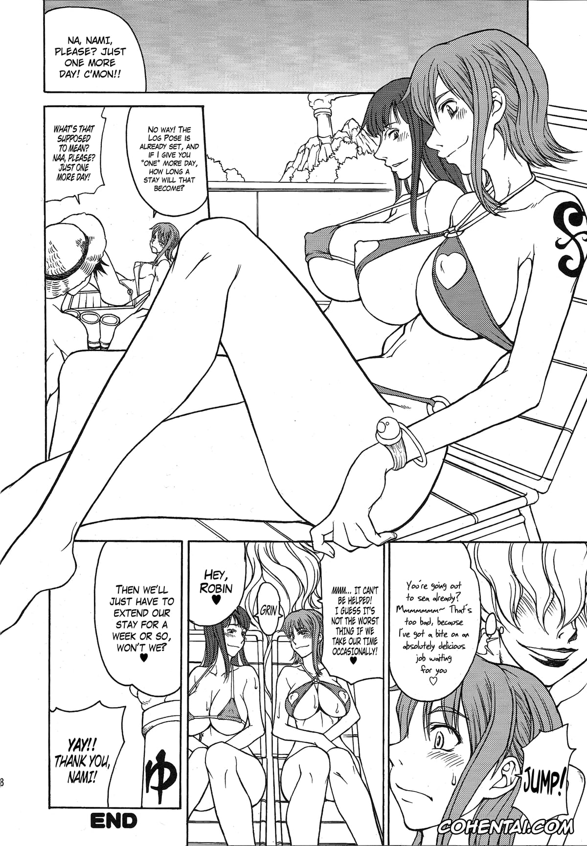 One Piece xxx, Nami xxx, Nico Robin xxx, Sadi-chan xxx, Momojita Onsen Daienkai!! (One Piece), pagina 25
