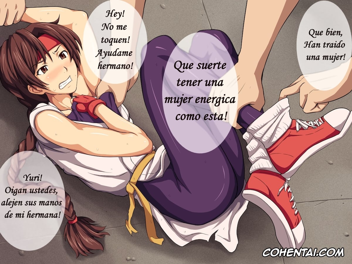 King of Fighters xxx, Street Fighter xxx, Athena Asamiya xxx, Leona Heidern xxx, Mai Shiranui xxx, Yuri Sakazaki xxx, SOX-KOF (King of Fighters), pagina 34