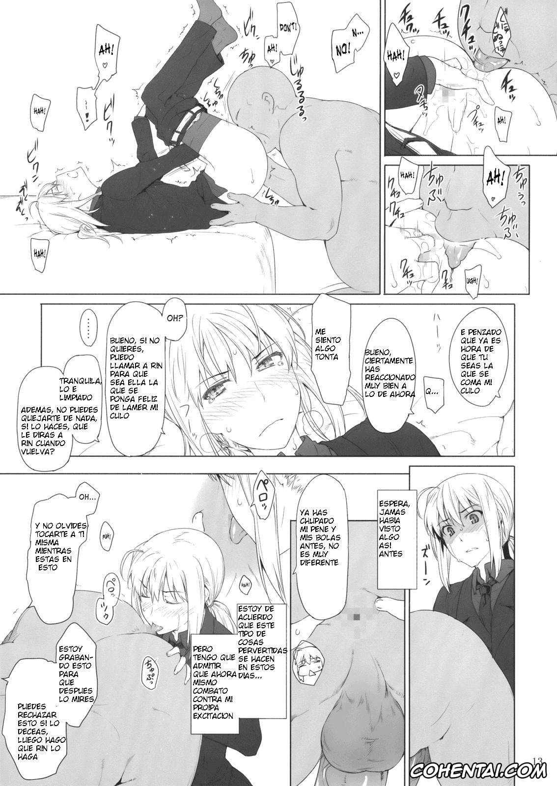 Fate/stay night xxx, Saber | Arturia Pendragon xxx, Tosaka-ke no Kakei Jijou 9 (Fate/stay night), pagina 13