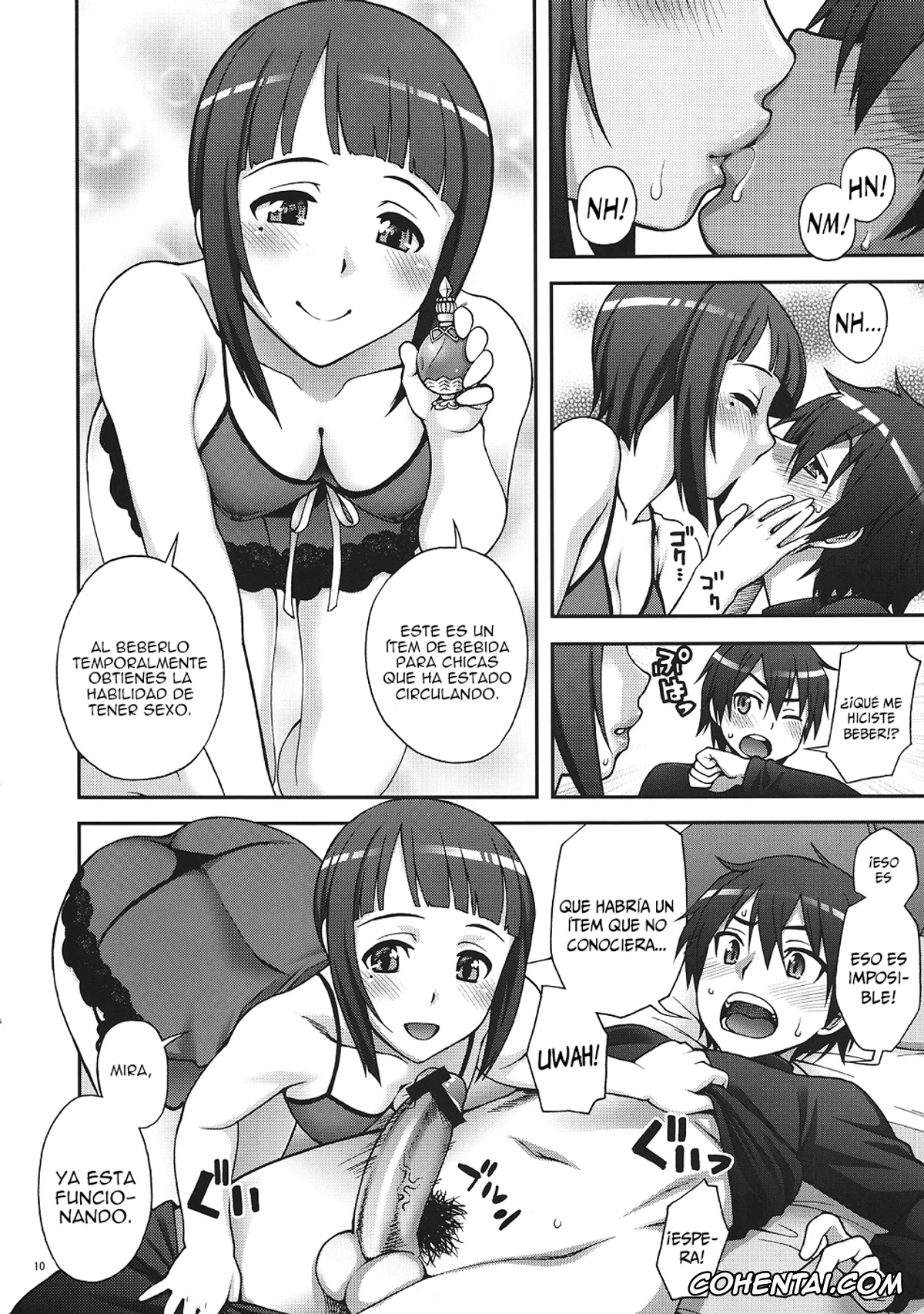 Sword Art Online hentai, Kazuto Kirigaya | Kirito hentai, Sachi hentai, Delphinium Madonna (Sword Art Online), pagina 9