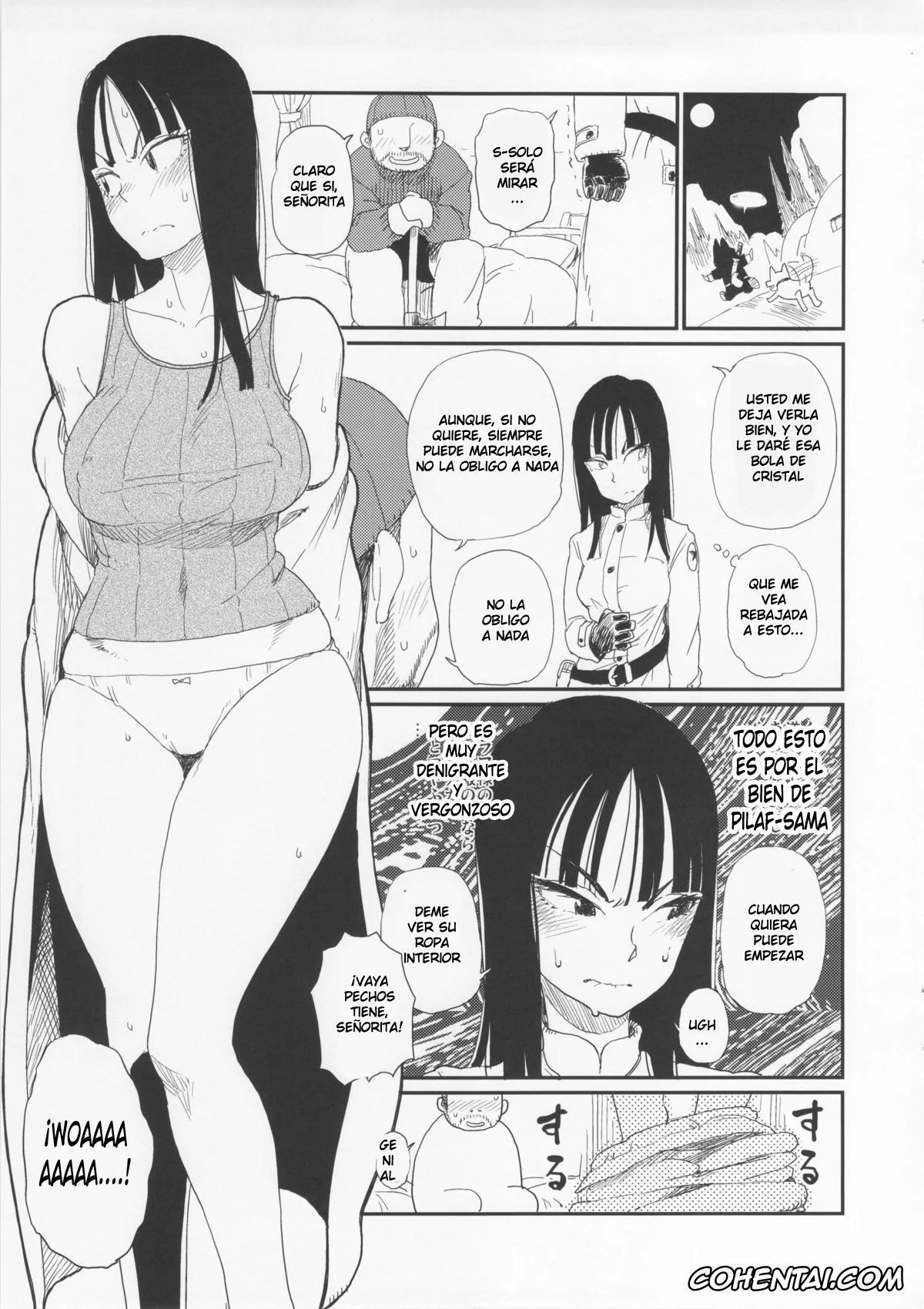 Dragon Ball hentai, Mai hentai, BETWEEN THE LINES 2 (Dragon Ball), pagina 6