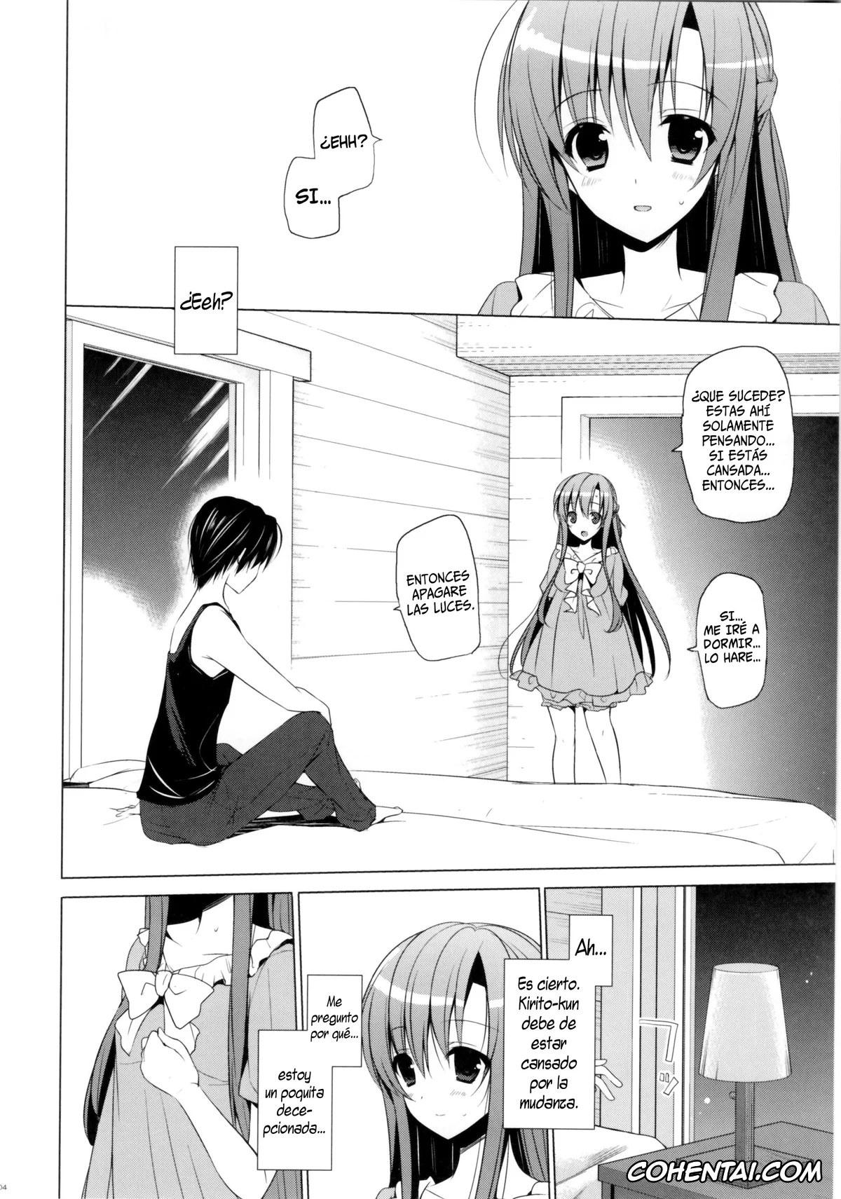 Sword Art Online hentai, Asuna Yuuki hentai, Kazuto Kirigaya | Kirito hentai, Primae Noctis (Sword Art Online), pagina 3