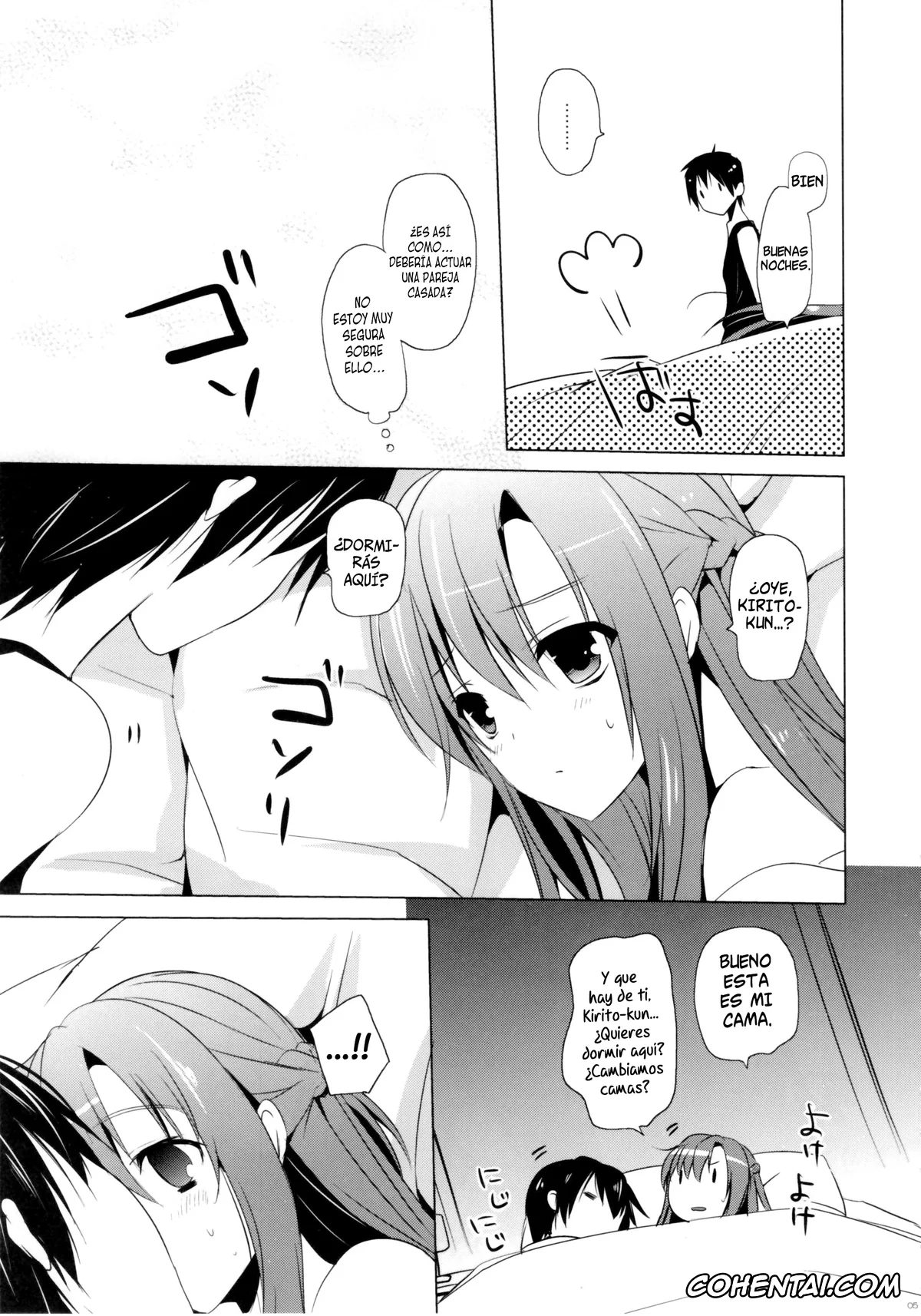 Sword Art Online xxx, Asuna Yuuki xxx, Kazuto Kirigaya | Kirito xxx, Primae Noctis (Sword Art Online), pagina 4