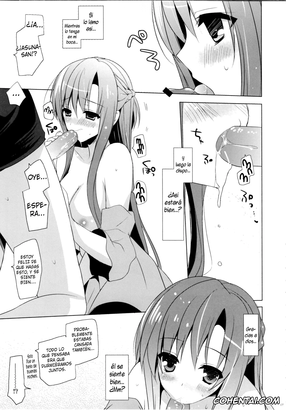Sword Art Online hentai, Asuna Yuuki hentai, Kazuto Kirigaya | Kirito hentai, Primae Noctis (Sword Art Online), pagina 6