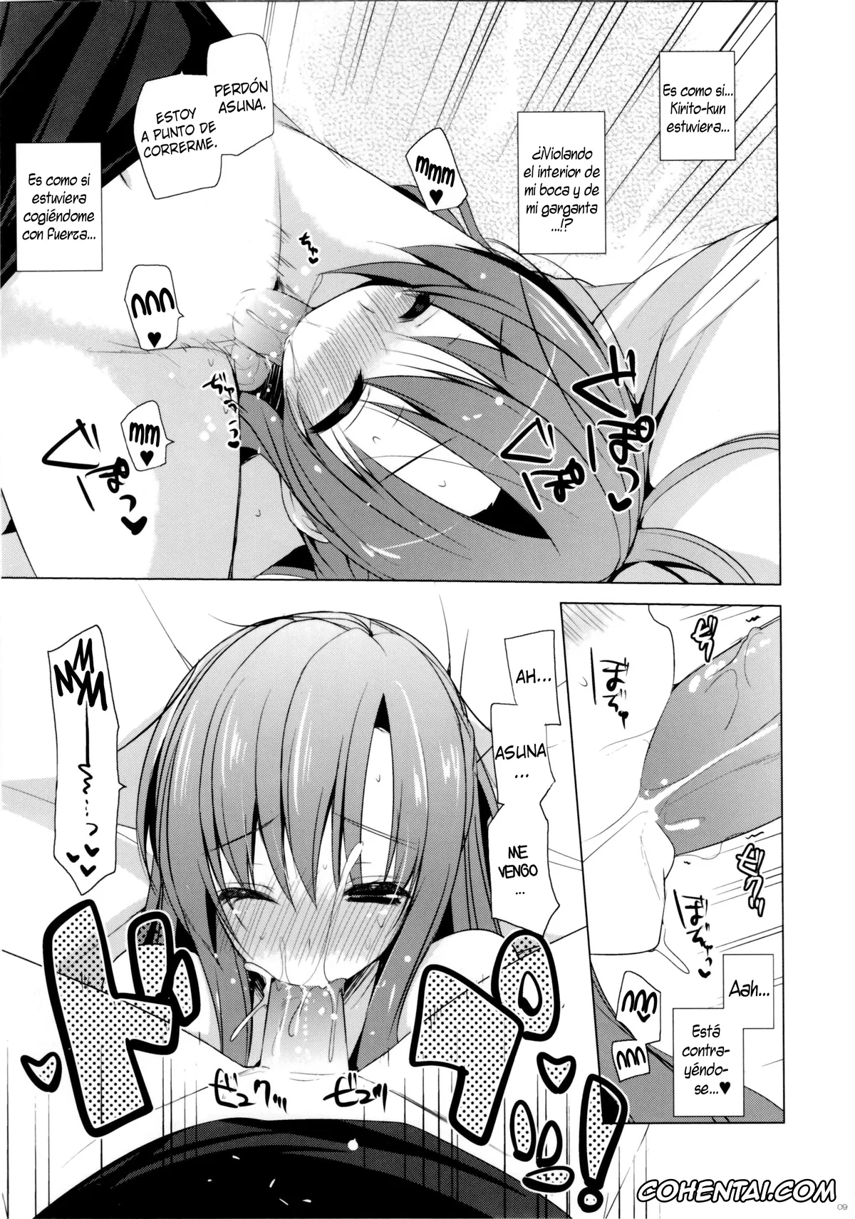 Sword Art Online porno, Asuna Yuuki porno, Kazuto Kirigaya | Kirito porno, Primae Noctis (Sword Art Online), pagina 8