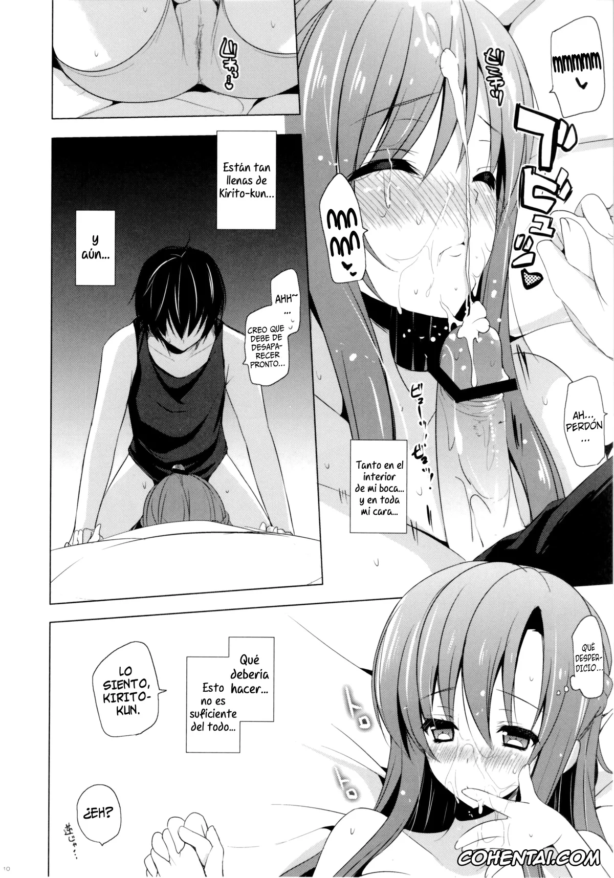 Sword Art Online hentai, Asuna Yuuki hentai, Kazuto Kirigaya | Kirito hentai, Primae Noctis (Sword Art Online), pagina 9
