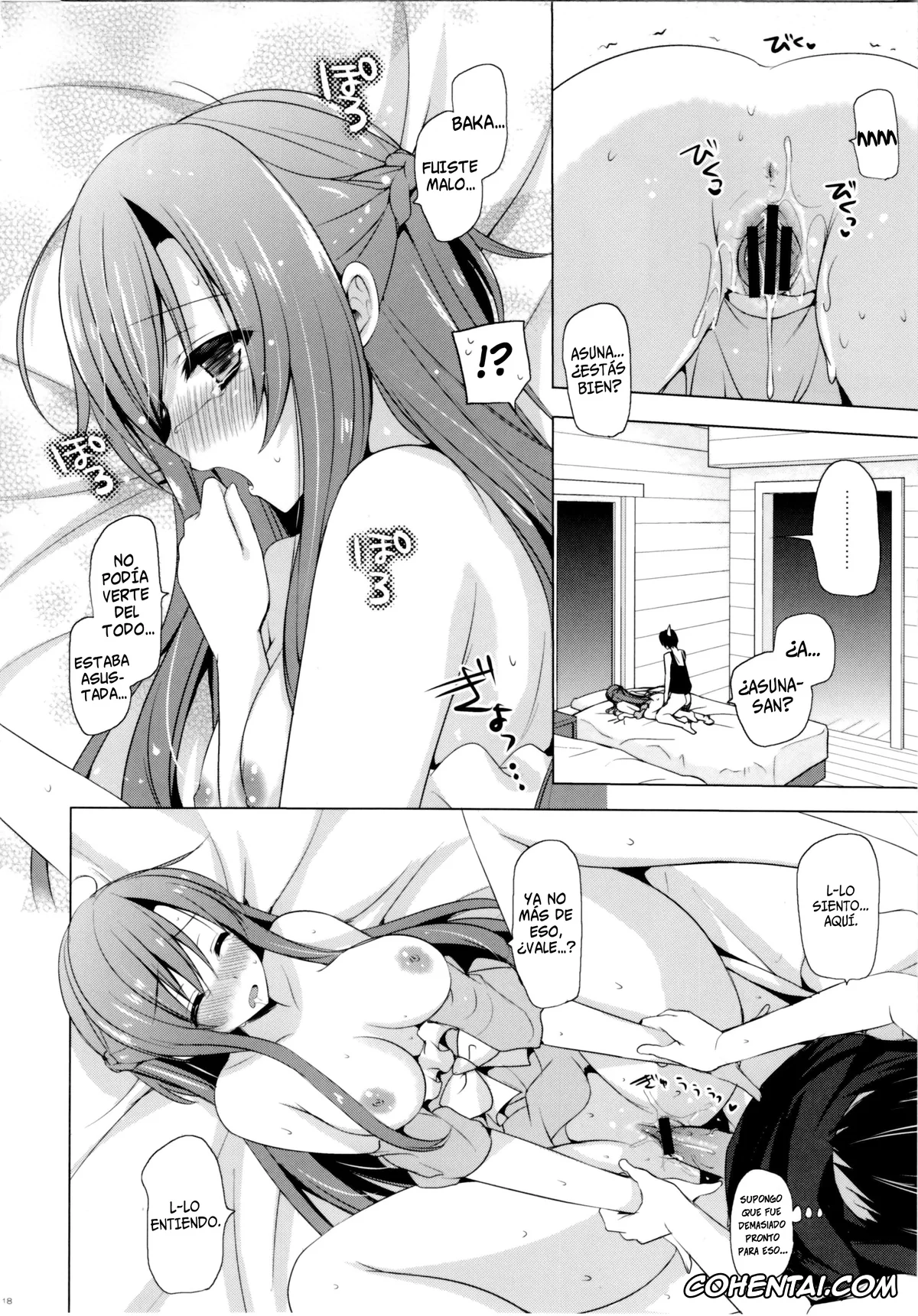 Sword Art Online porno, Asuna Yuuki porno, Kazuto Kirigaya | Kirito porno, Primae Noctis (Sword Art Online), pagina 17