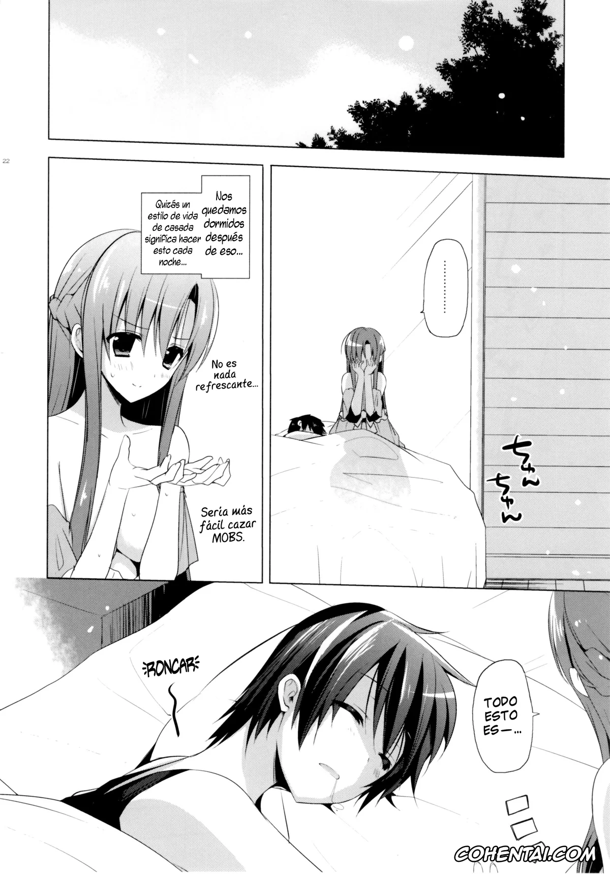 Sword Art Online hentai, Asuna Yuuki hentai, Kazuto Kirigaya | Kirito hentai, Primae Noctis (Sword Art Online), pagina 21