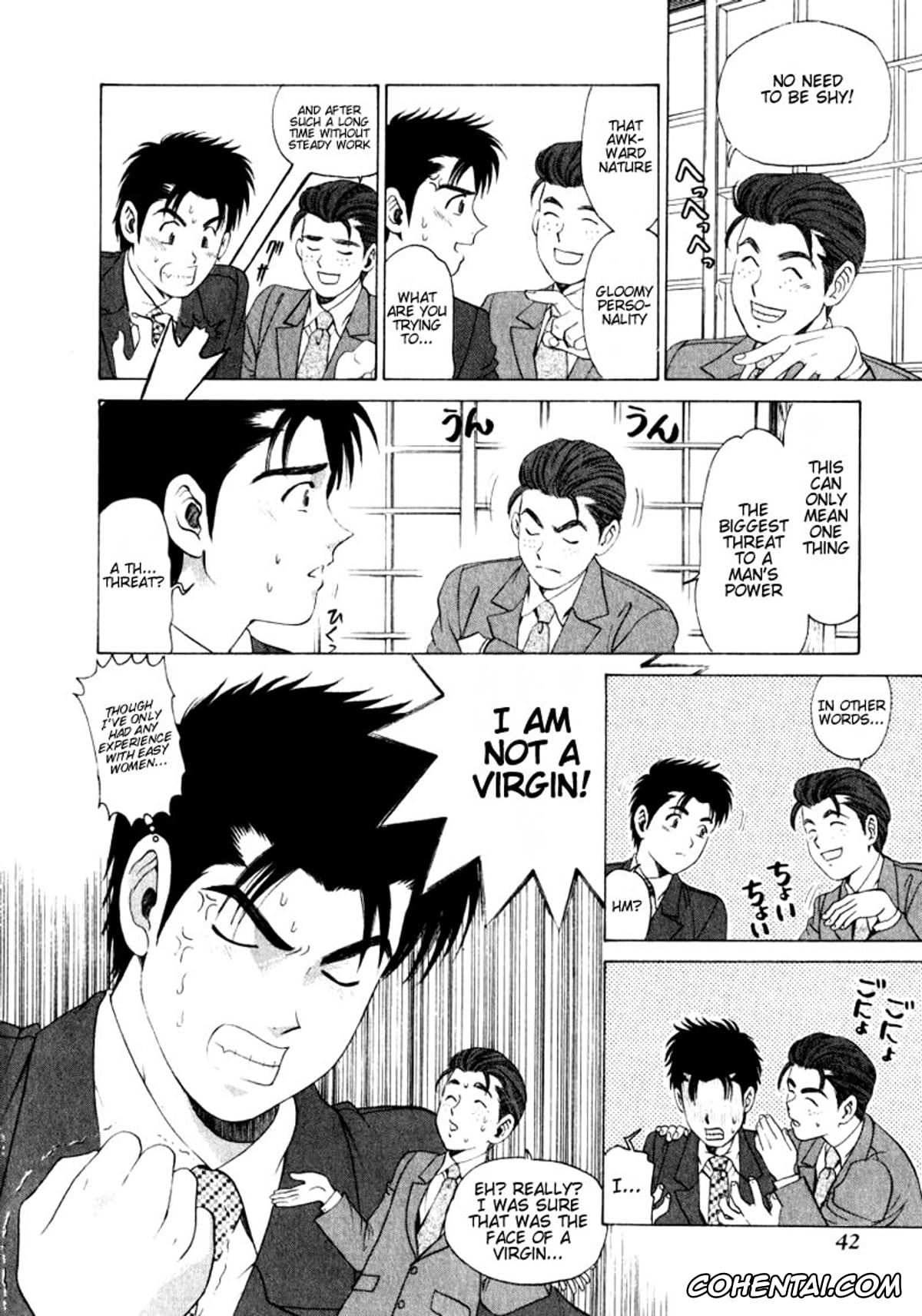 Manga hentai, Tankoubon hentai, Virgin Na Kankei 1, pagina 42