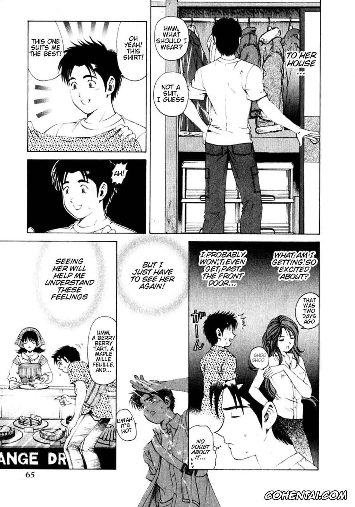 Manga porno, Tankoubon porno, Virgin Na Kankei 1, pagina 65